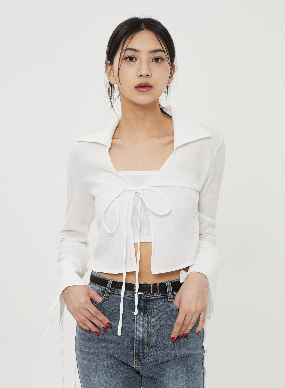 Straight Leg Ankle Jeans BF316