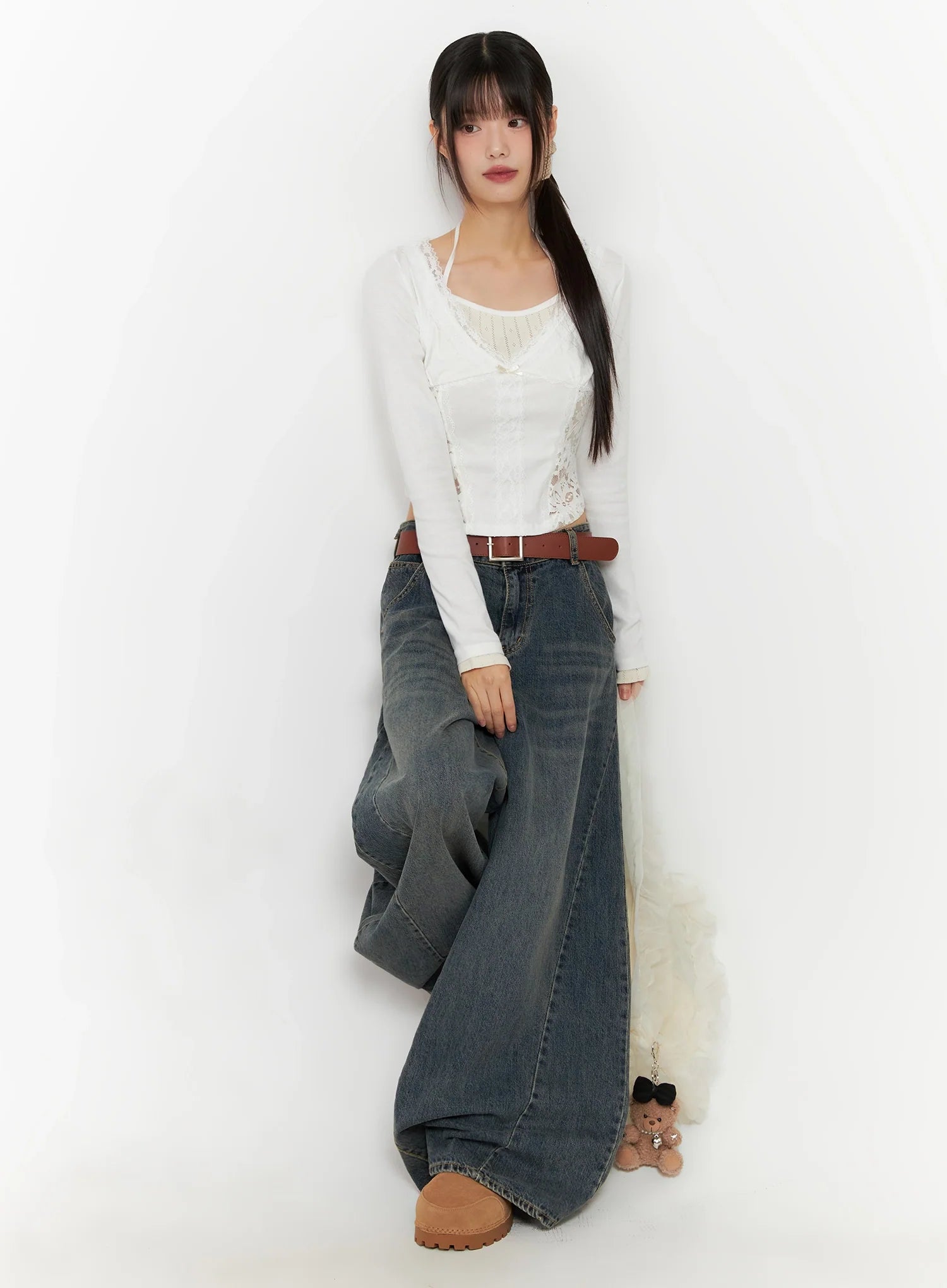 Skyler Washed Balloon Fit Jeans IN503