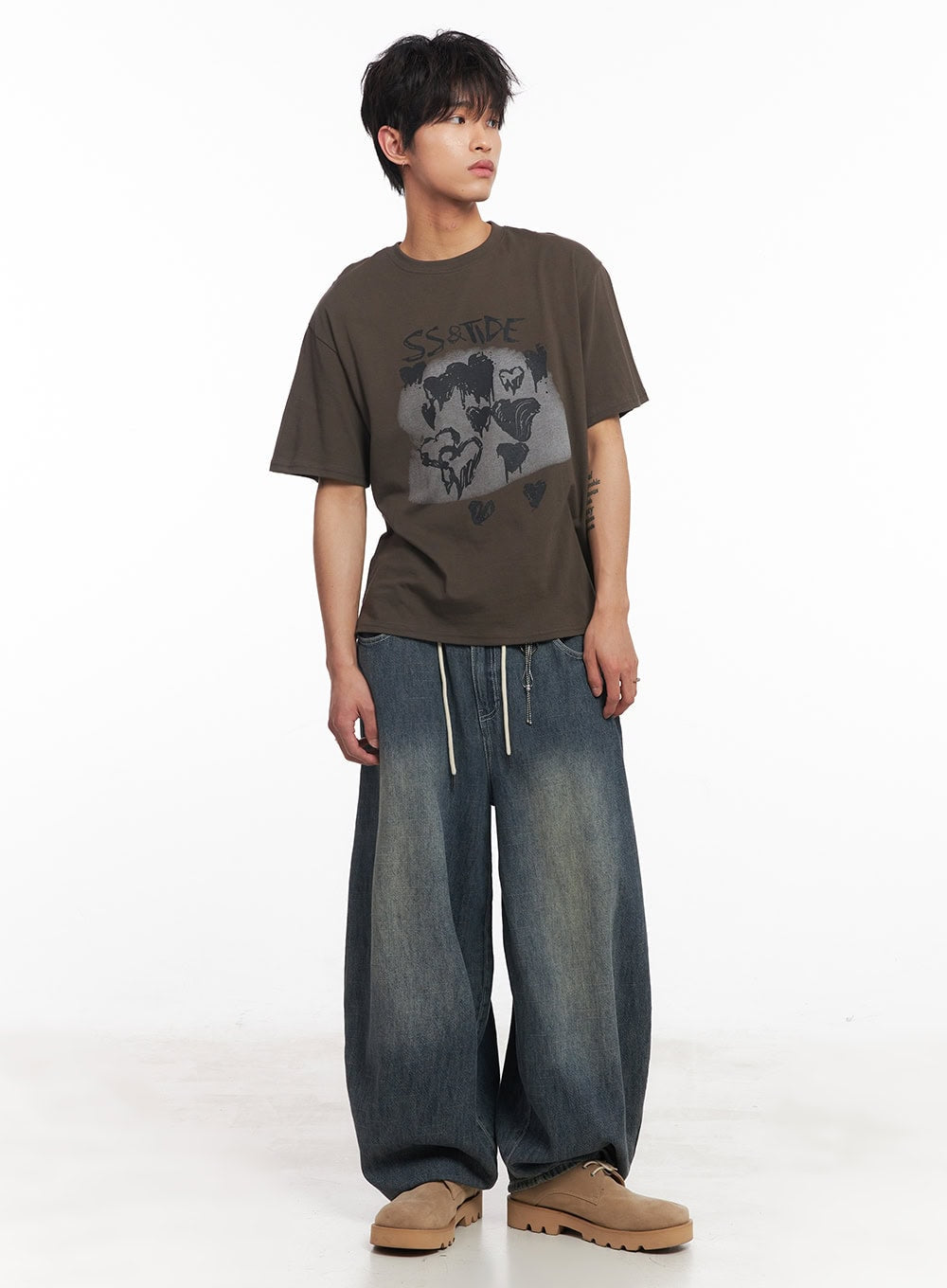 Men's Summer Drawstring Jeans IY508