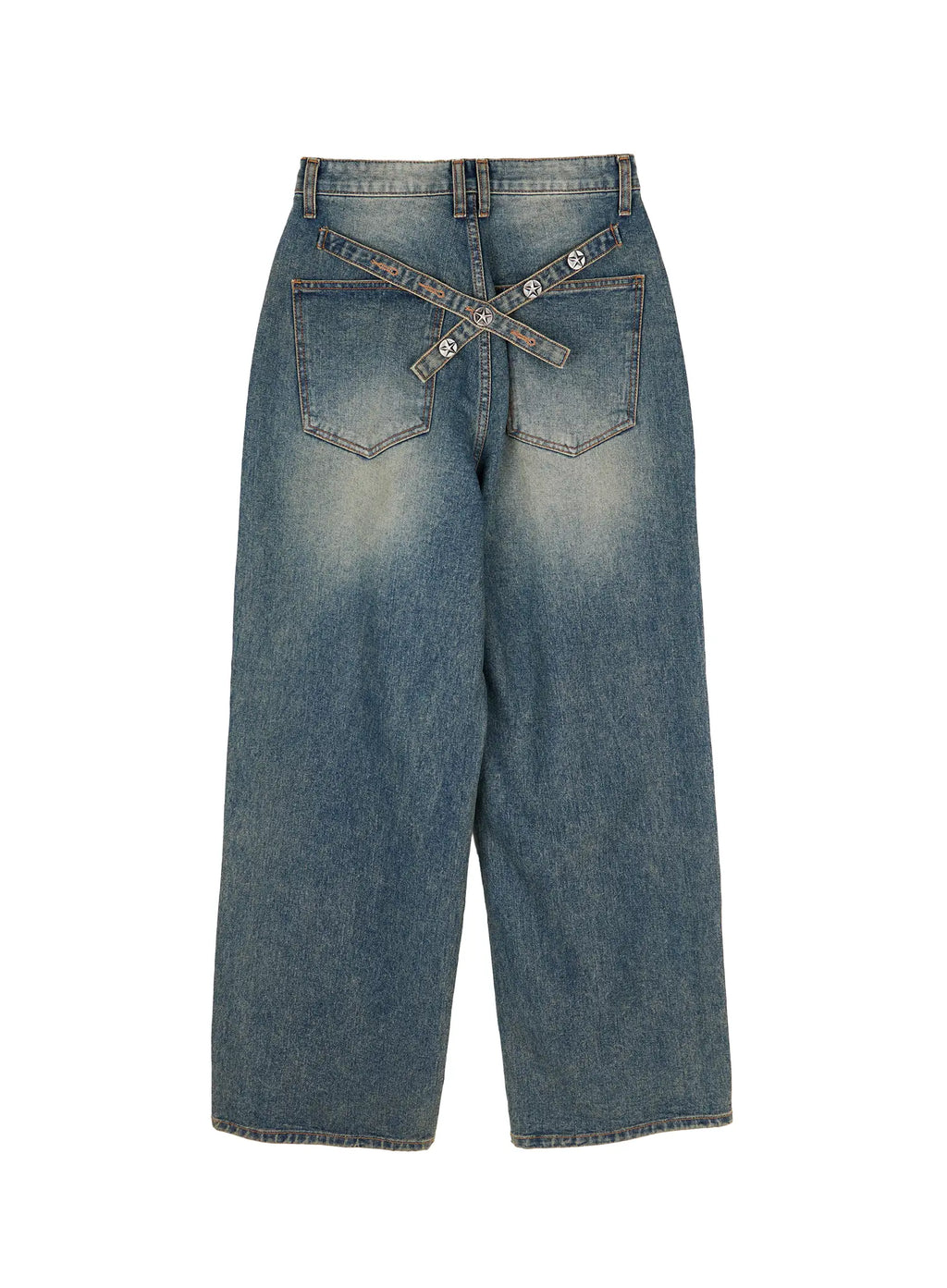 Brit Relaxed Fit Wide Leg Jeans CY512