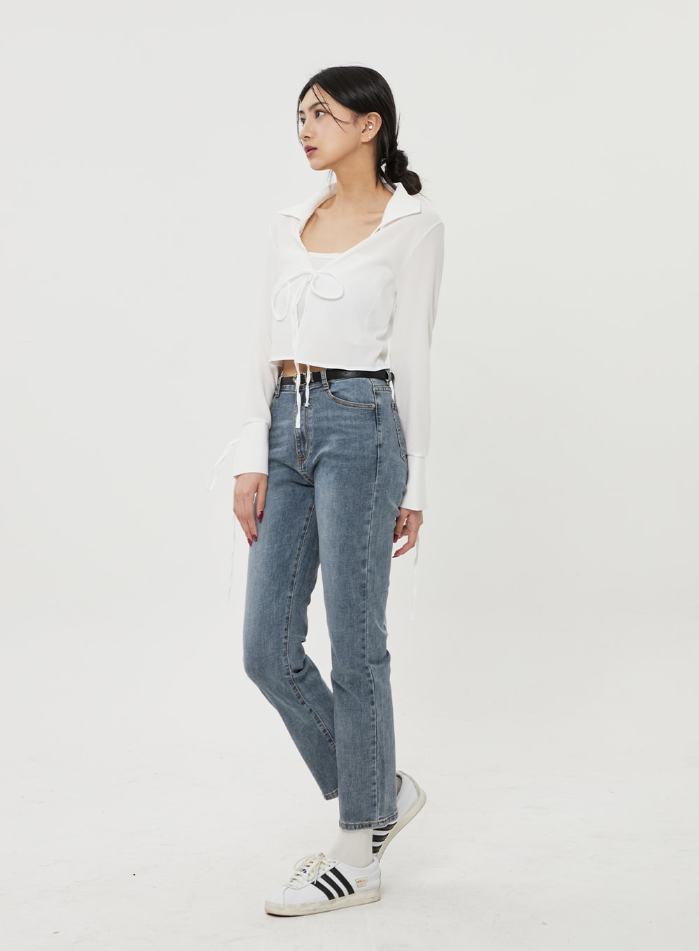 Straight Leg Ankle Jeans BF316