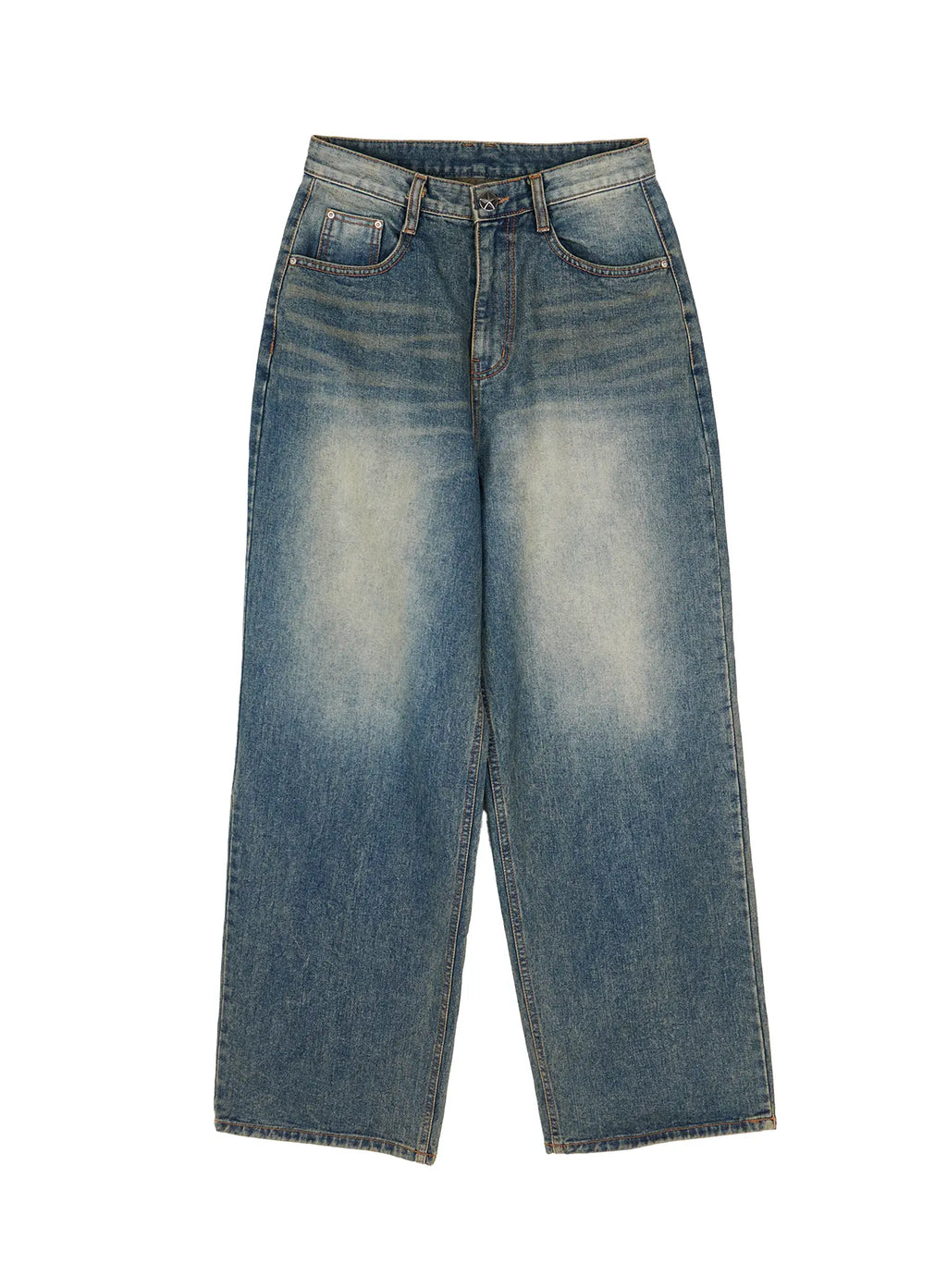 Brit Relaxed Fit Wide Leg Jeans CY512