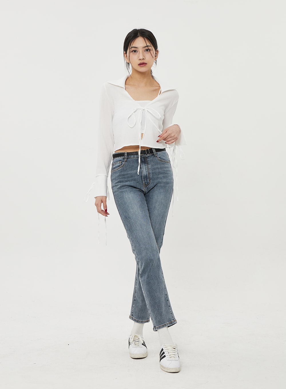 Straight Leg Ankle Jeans BF316