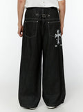 Men's Wide Leg Jeans IU515