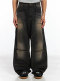 Men's Wide Utility Pocket Jeans ID511