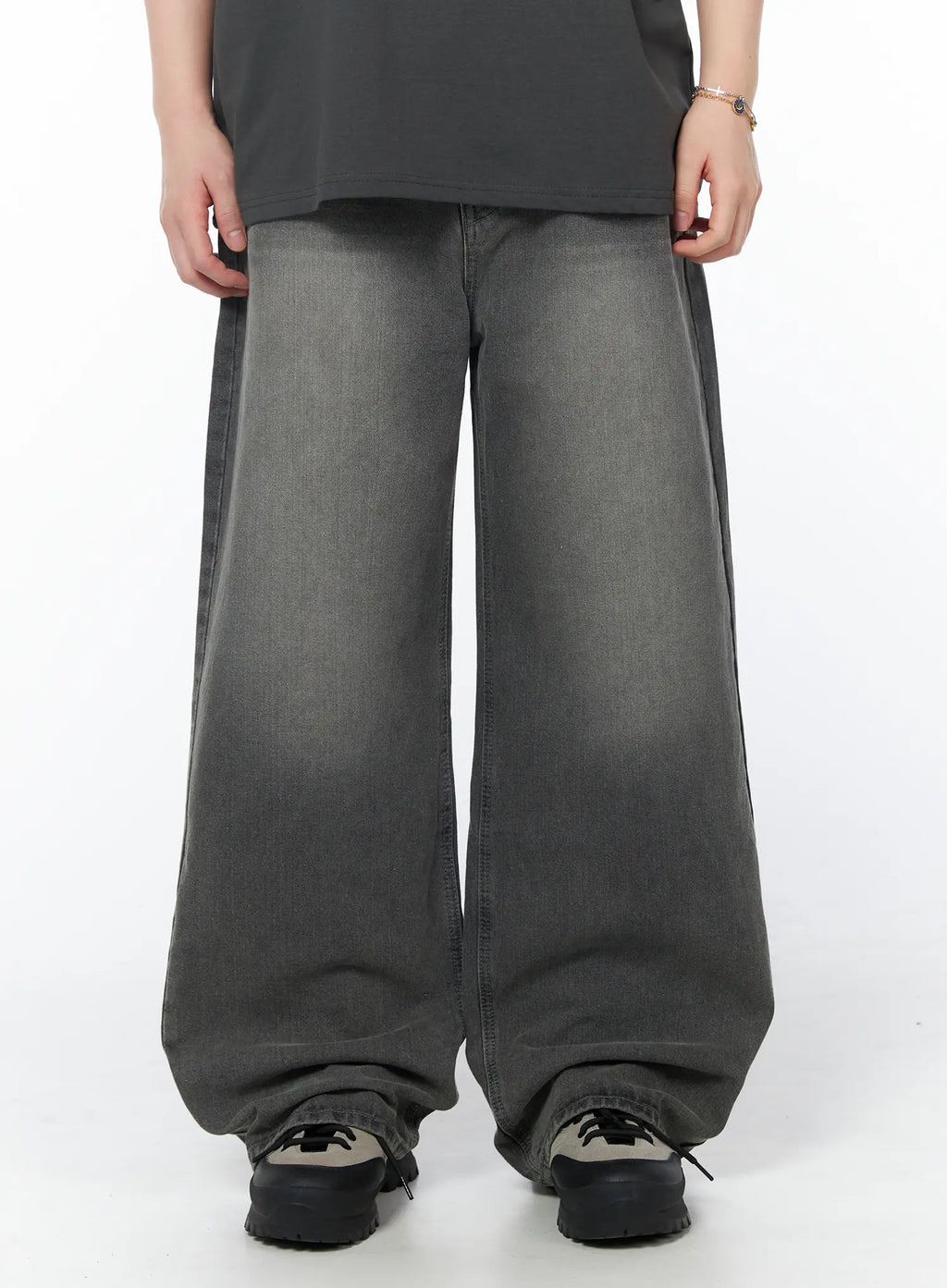 Men's Vintage Wide Leg Jeans IY522