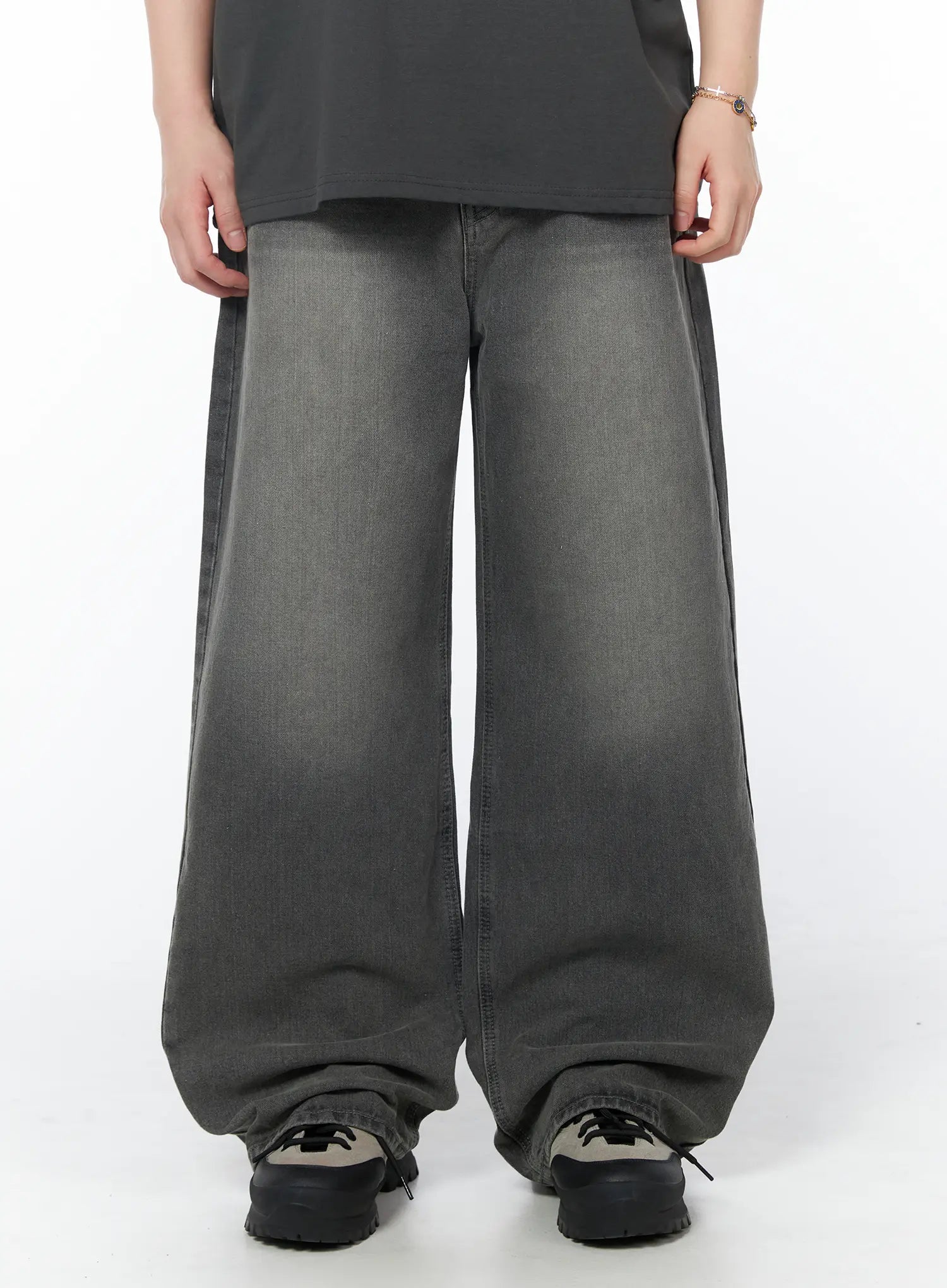 Men's Vintage Wide Leg Jeans IY522