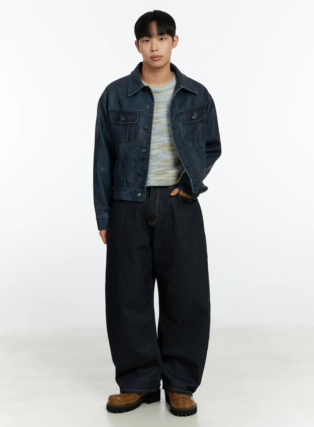 Men's Wide Leg Jeans IF510