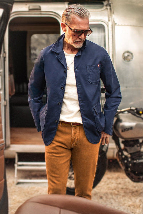 &SONS Hemingway Suit Jacket Midnight Blue
