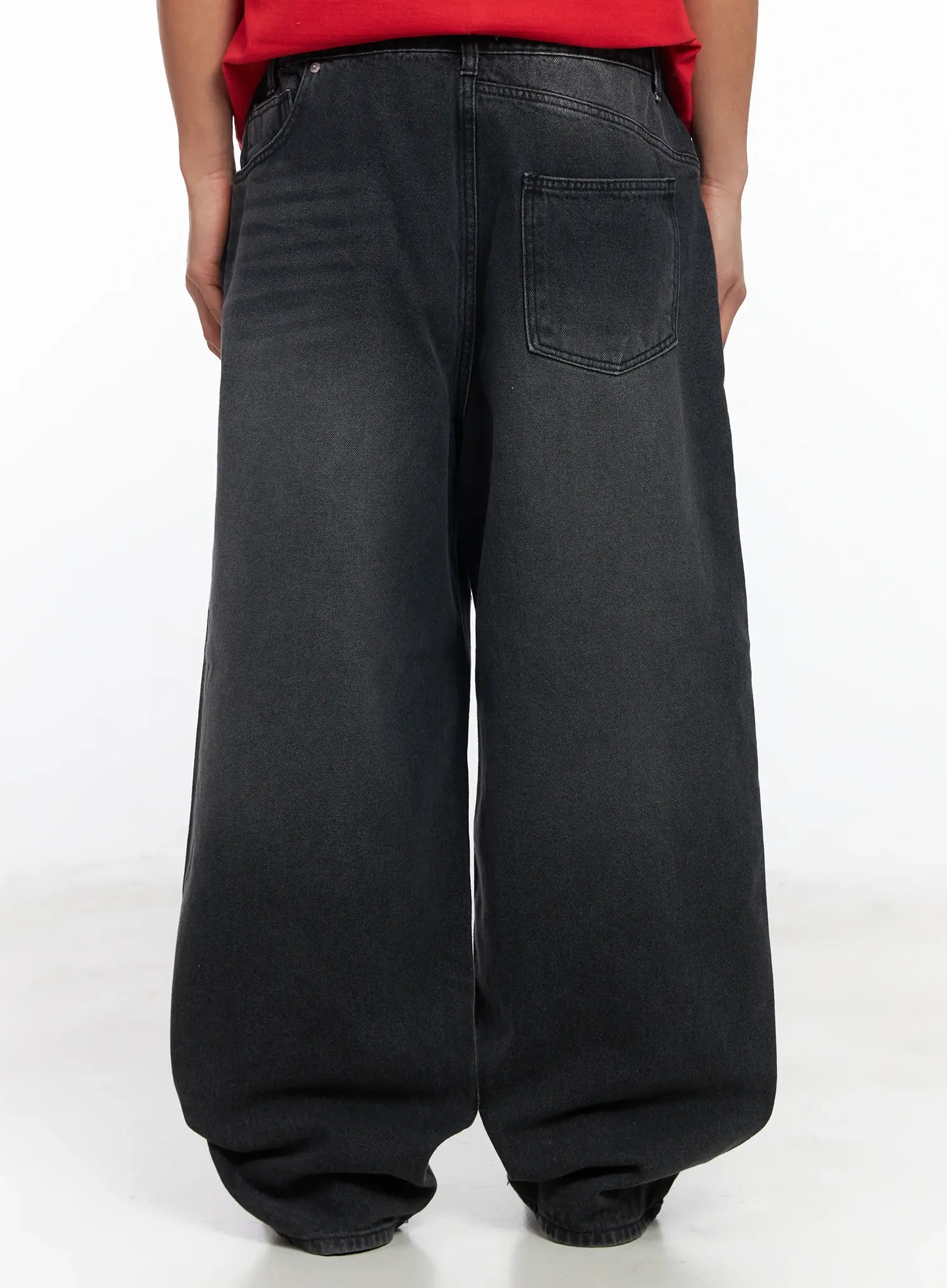 Men's Baggy Wide Leg Jeans IF506