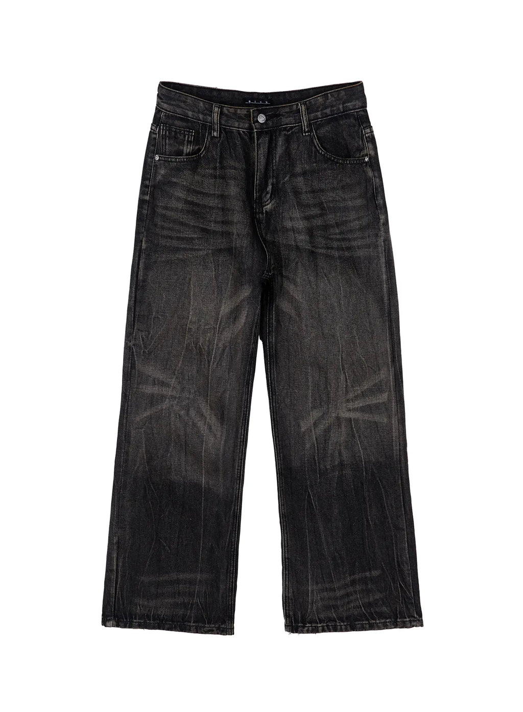 Men's Black-Washed Jeans IA530