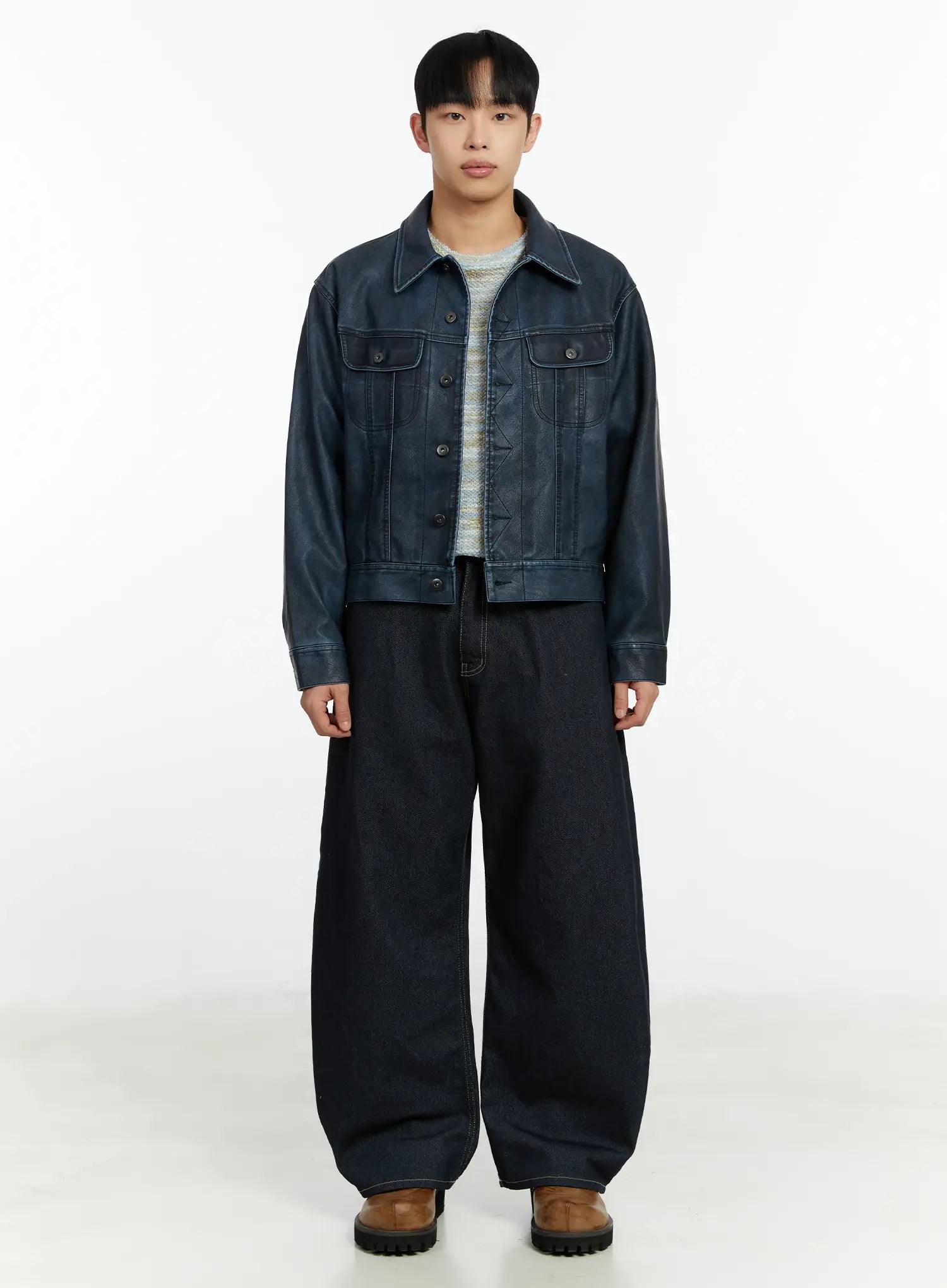 Men's Wide Leg Jeans IF510