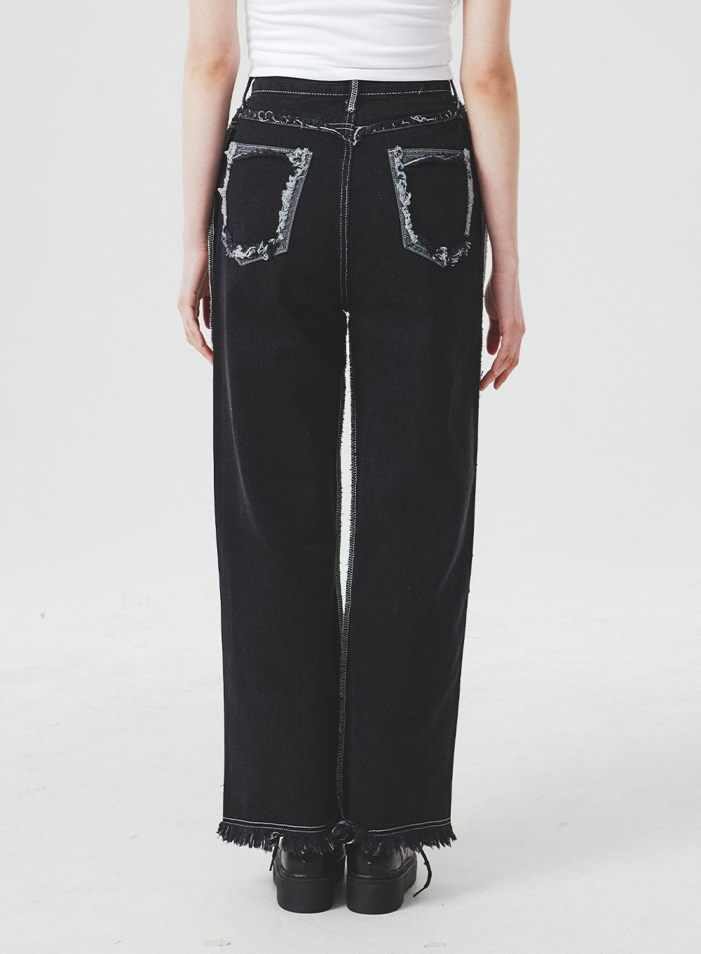 Stitch Detail Jeans BA307