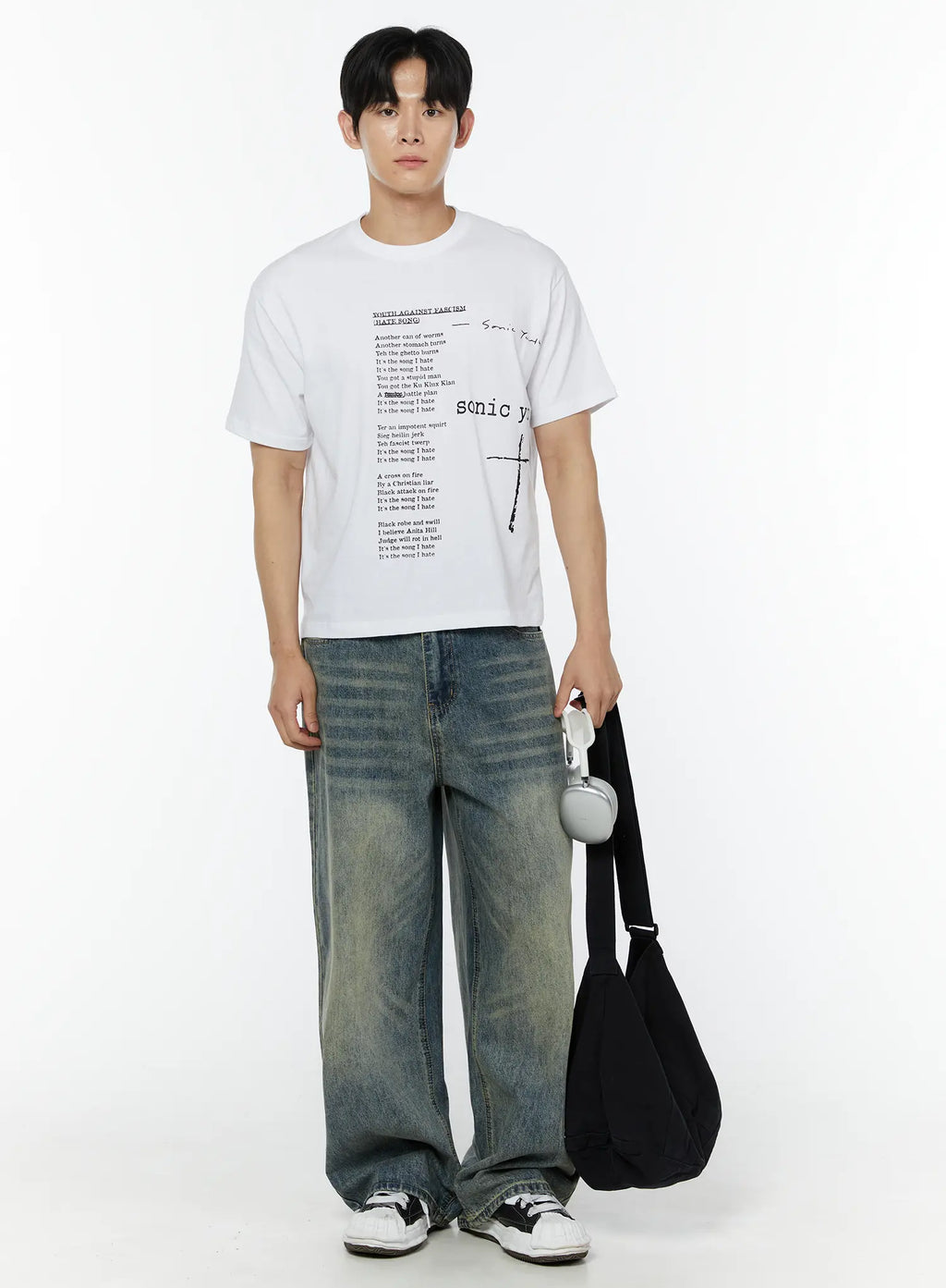 Men's Adan Baggy Washed Jeans IU508