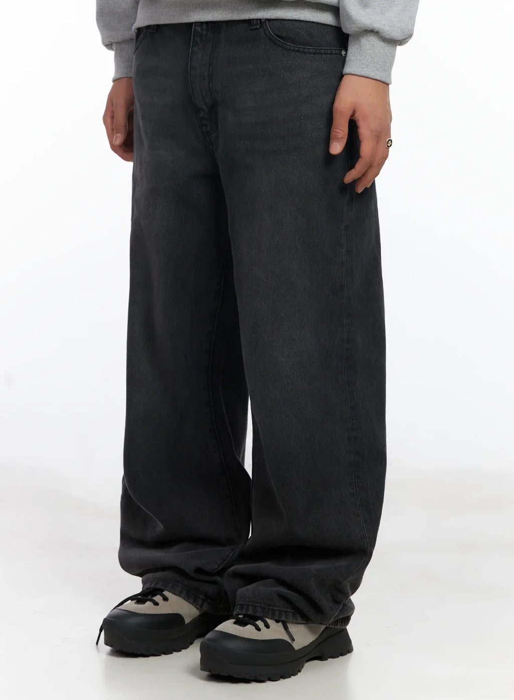 Men's Casual Wide Leg Jeans IF503