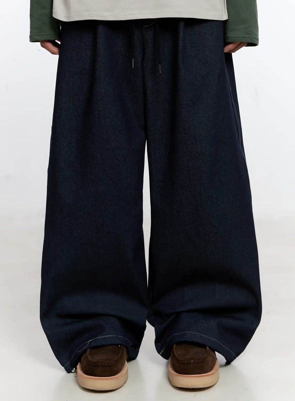Men's Graphic Jeans (Dark Blue) IS529