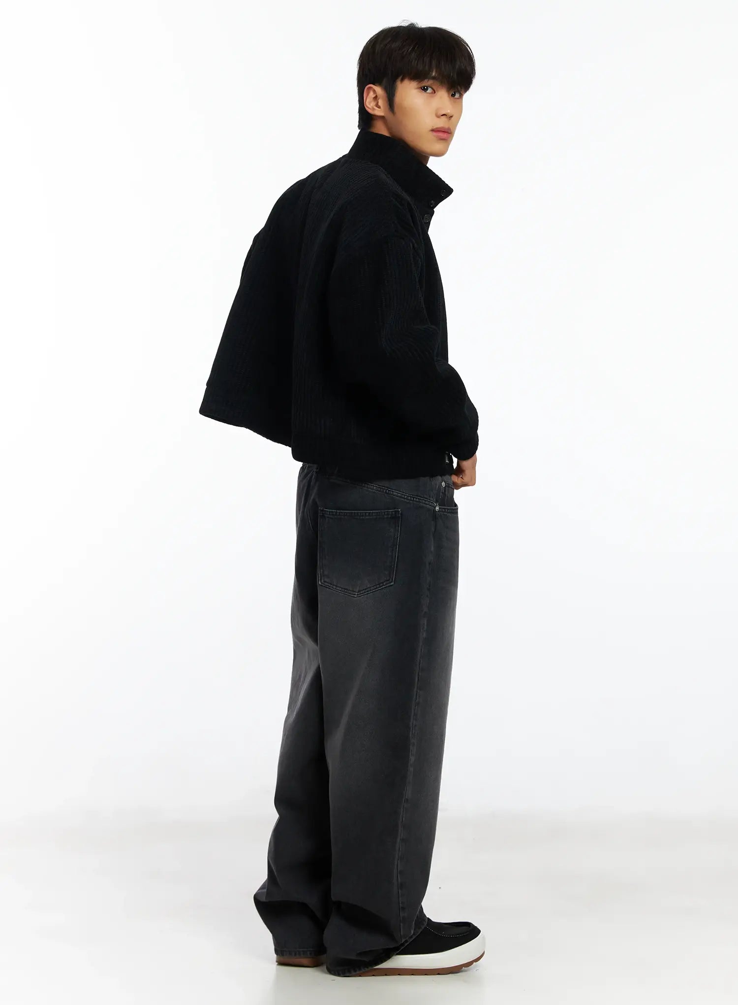 Men's Baggy Wide Leg Jeans IF506