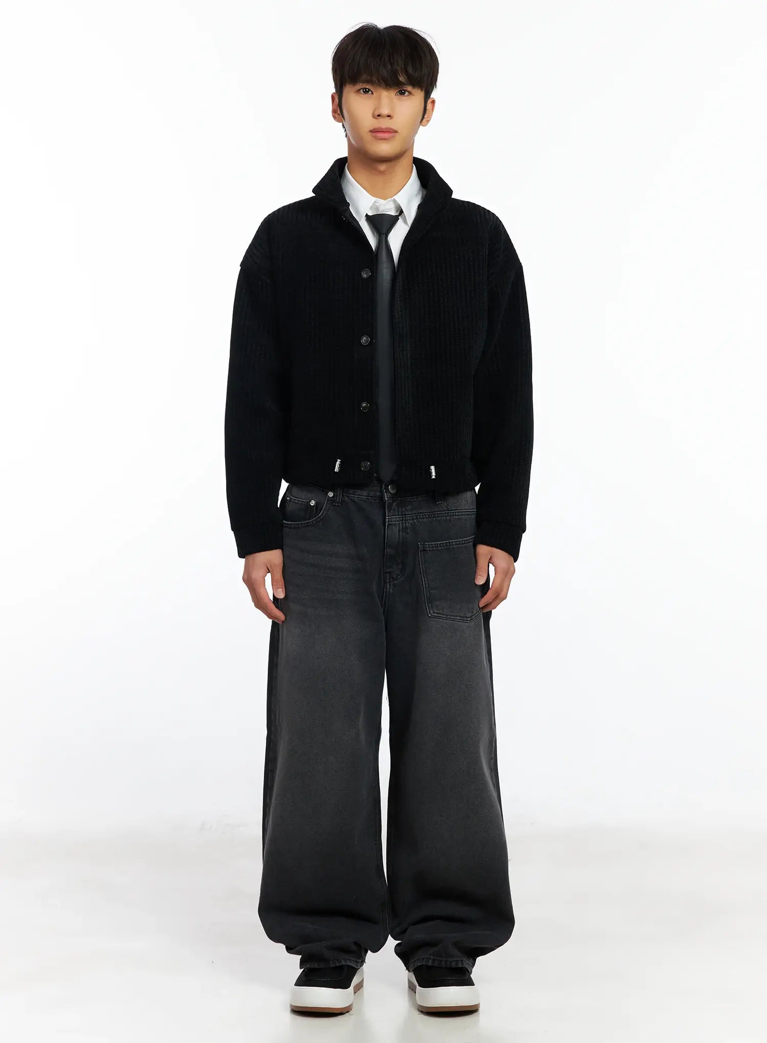 Men's Baggy Wide Leg Jeans IF506