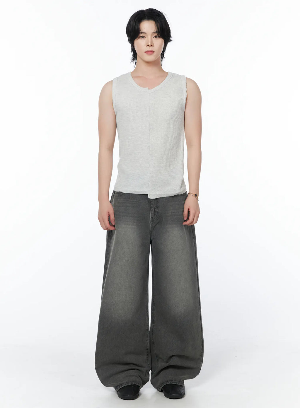 Men's Vintage Wide Leg Jeans IY522