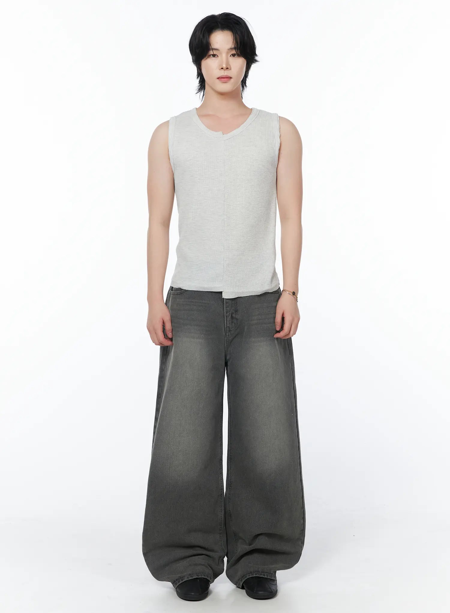 Men's Vintage Wide Leg Jeans IY522