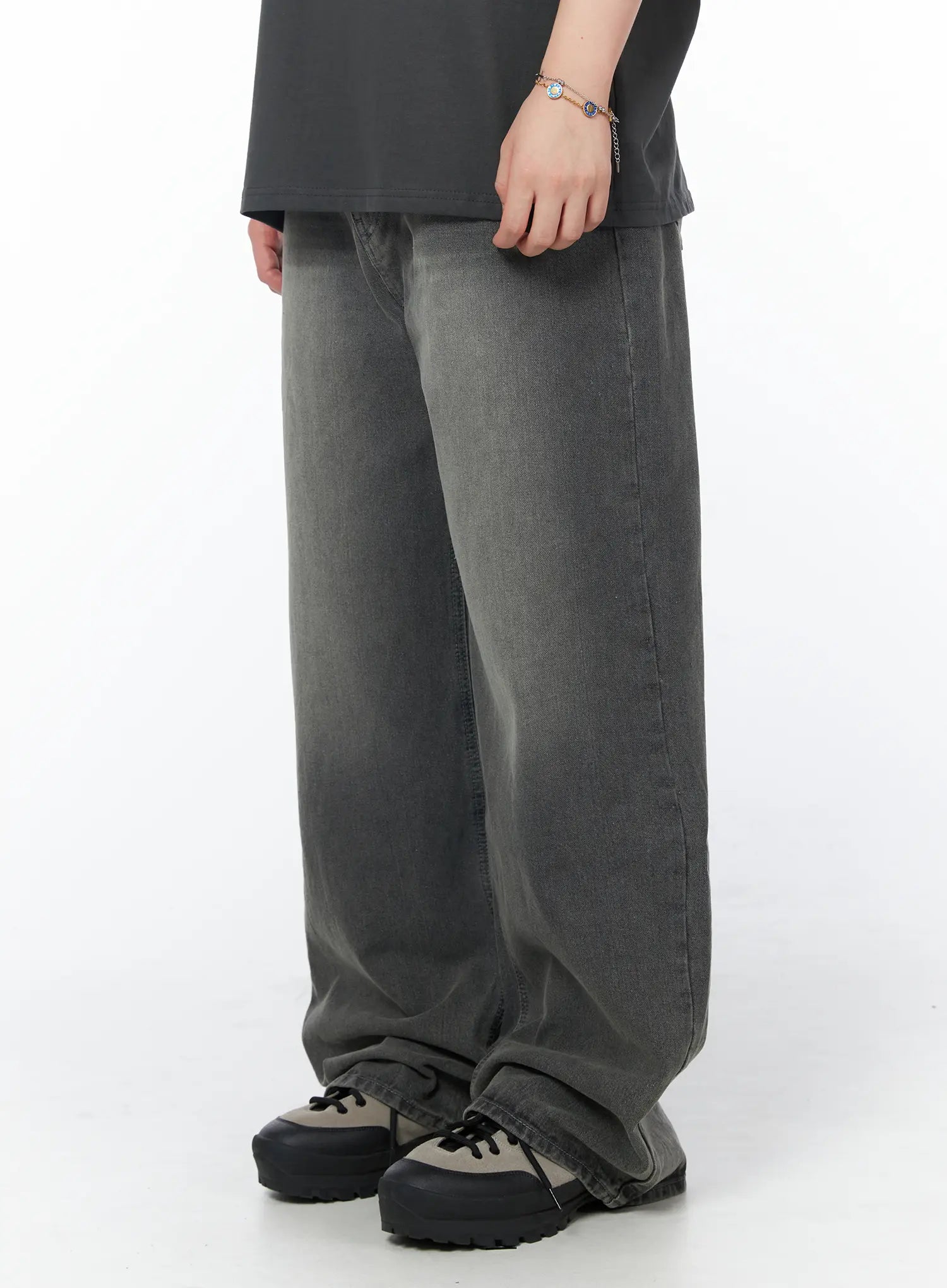 Men's Vintage Wide Leg Jeans IY522