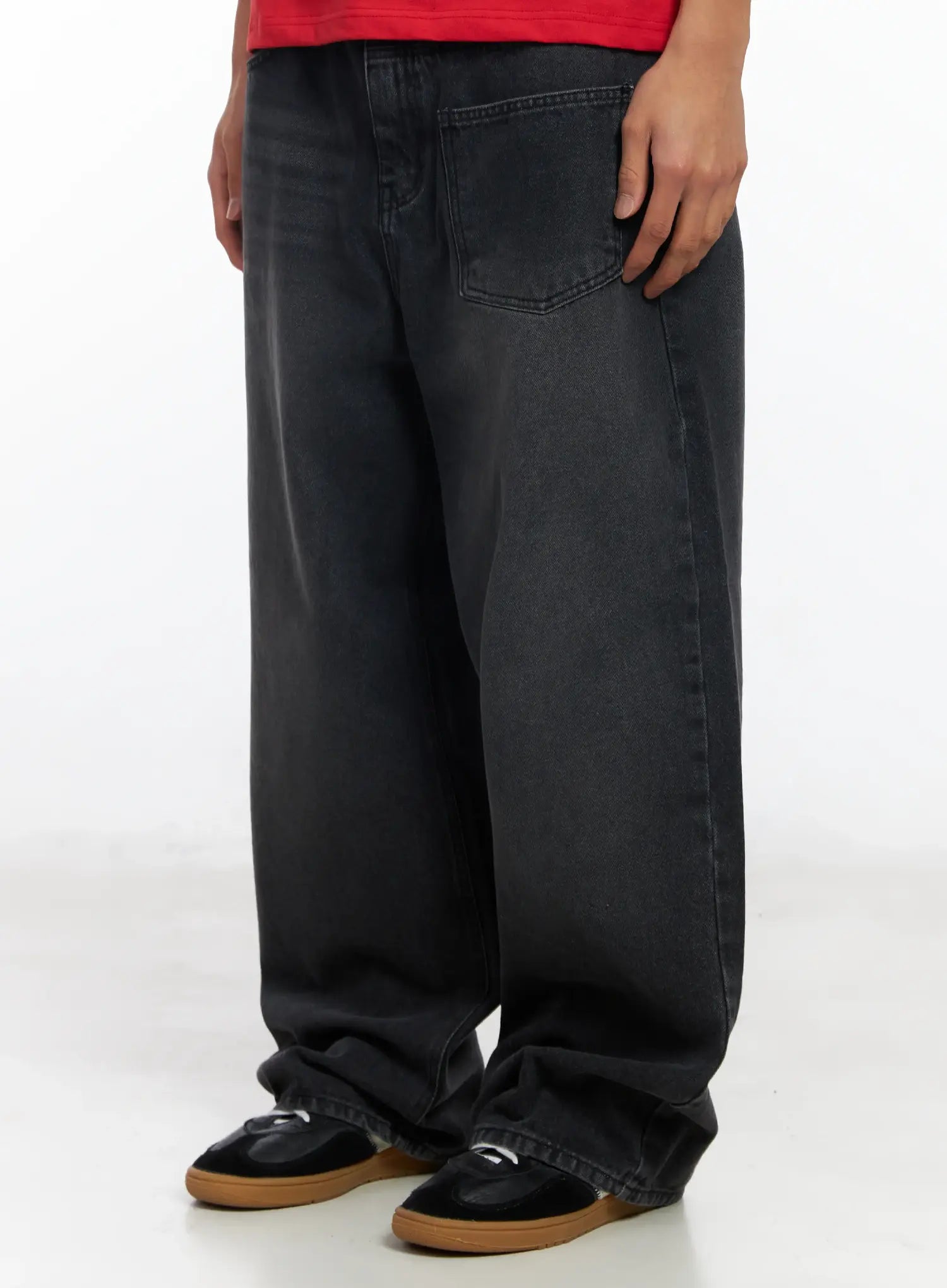 Men's Baggy Wide Leg Jeans IF506