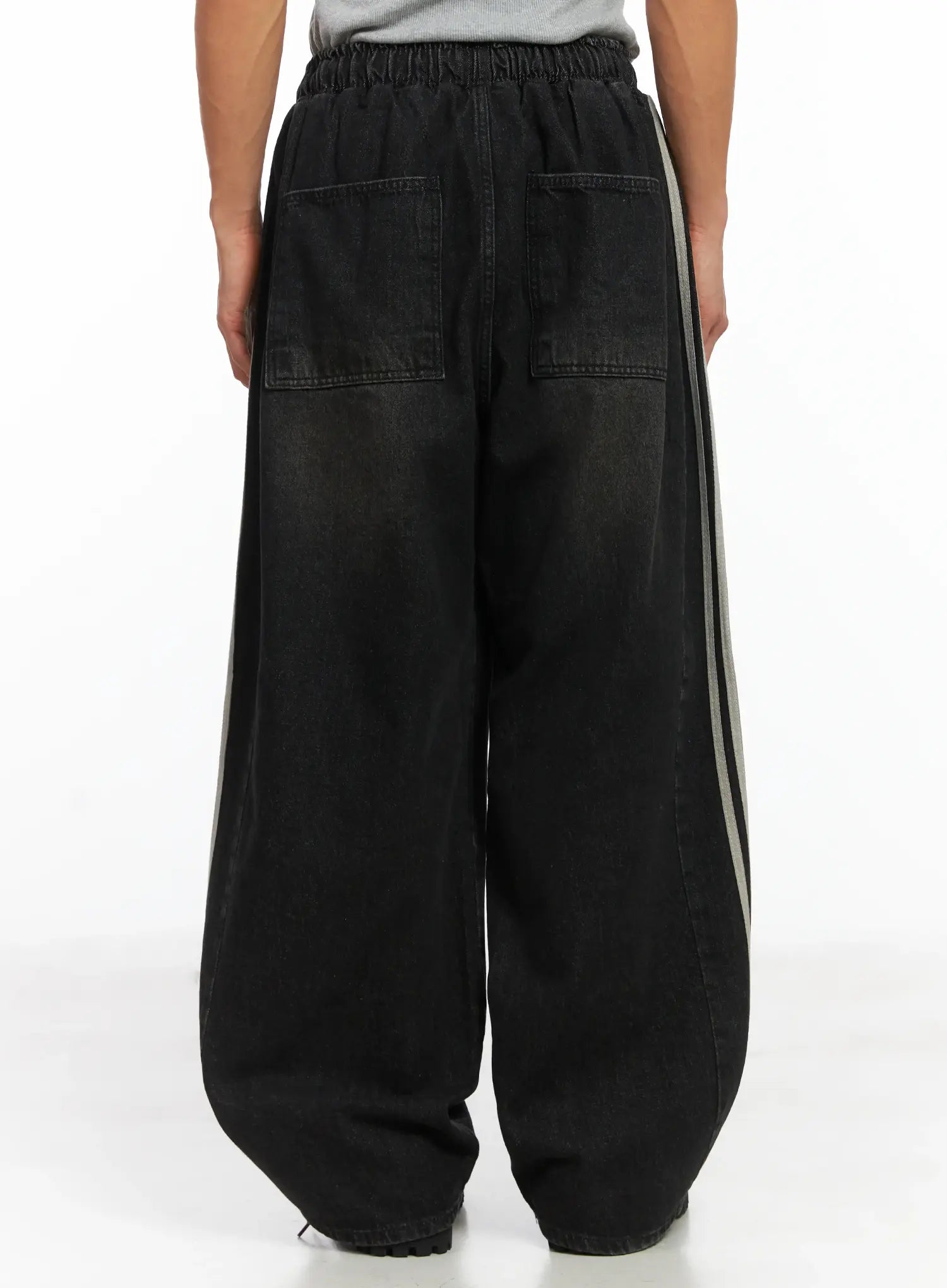 Men's Track Wide Leg Jeans IJ514