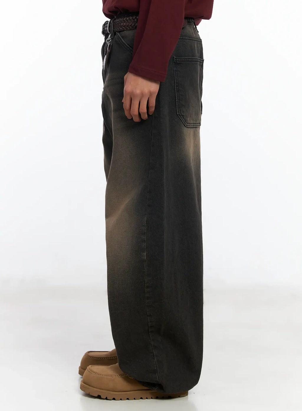 Men's Dark Wash Vintage Jeans IF506