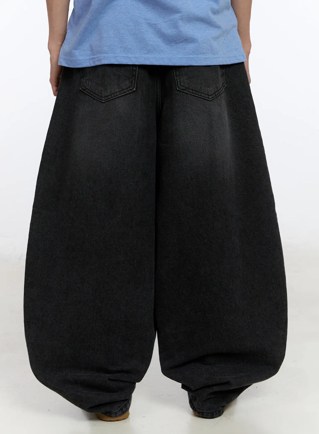 Men's Wide Leg Balloon Jeans IA507