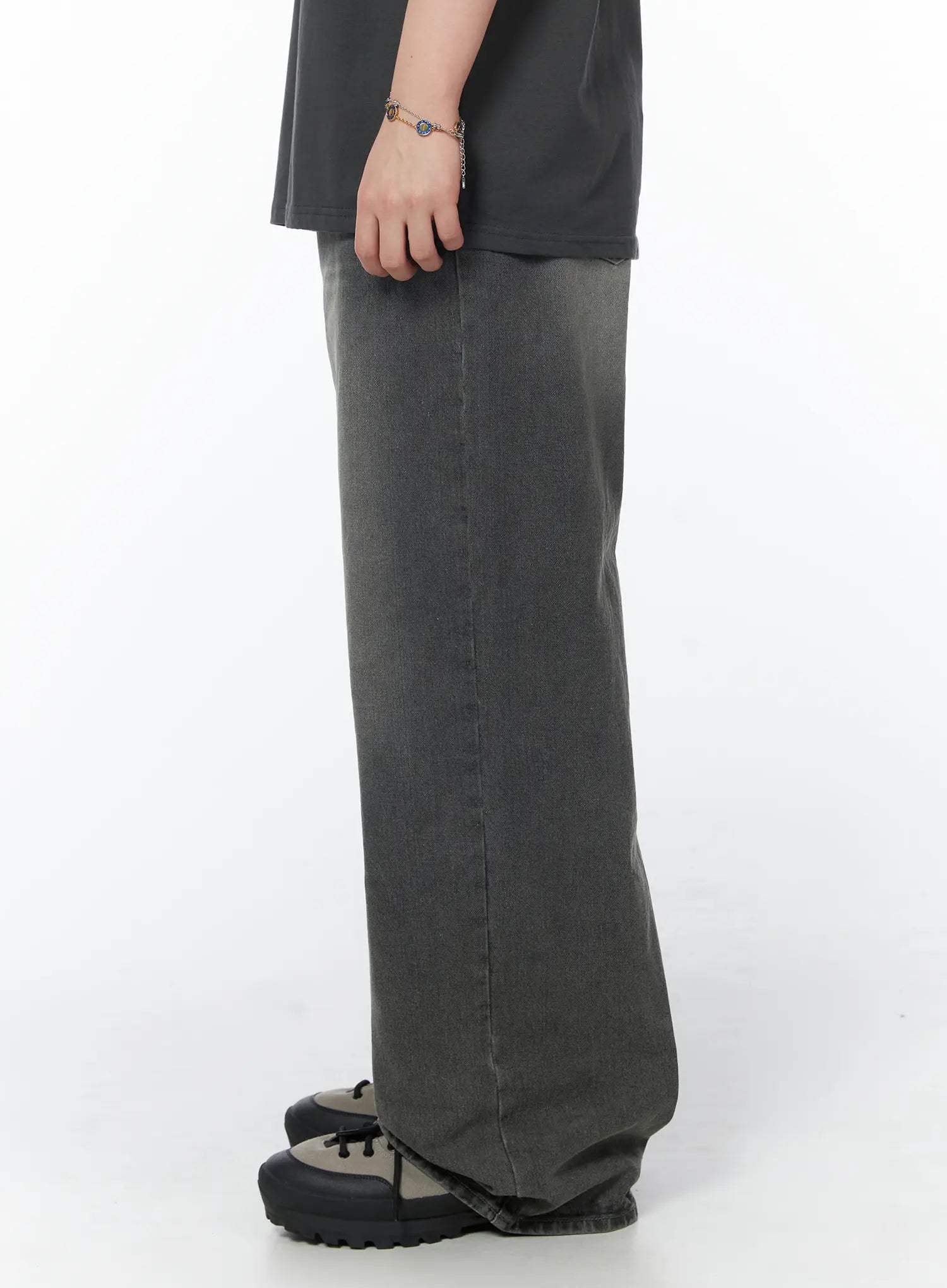 Men's Vintage Wide Leg Jeans IY522