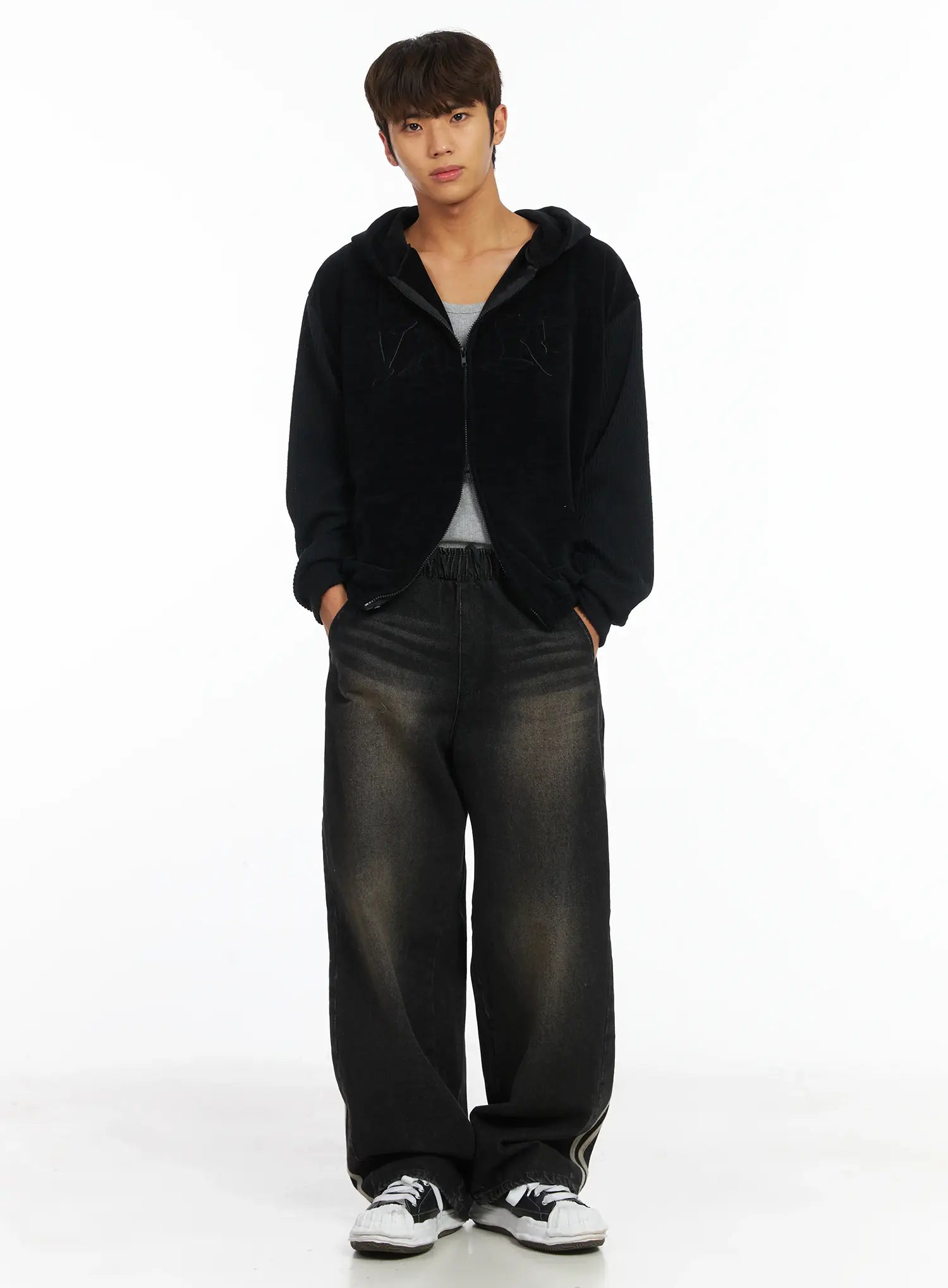 Men's Track Wide Leg Jeans IJ514