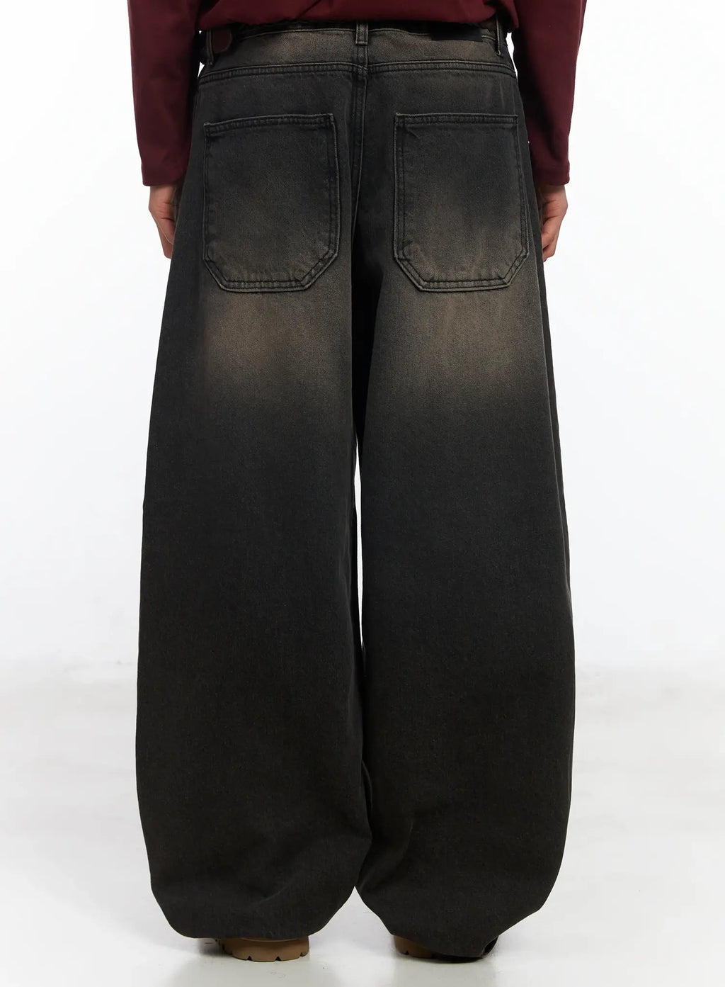 Men's Dark Wash Vintage Jeans IF506