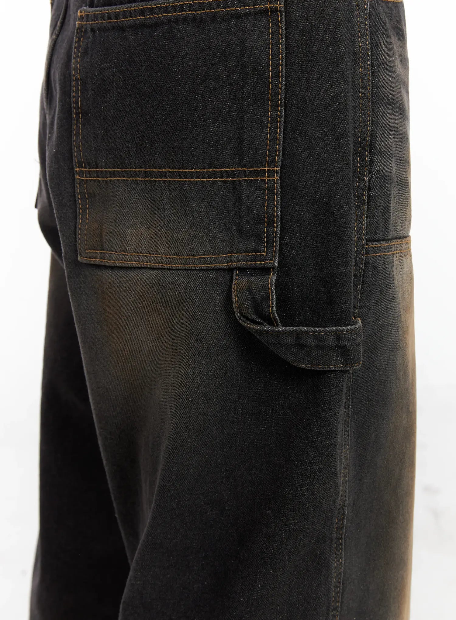 Men's Wide Utility Pocket Jeans ID511