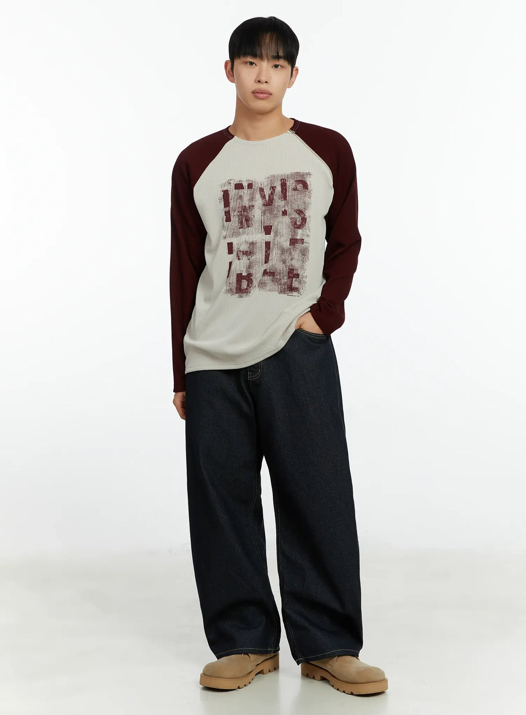 Men's Wide Leg Jeans IF510