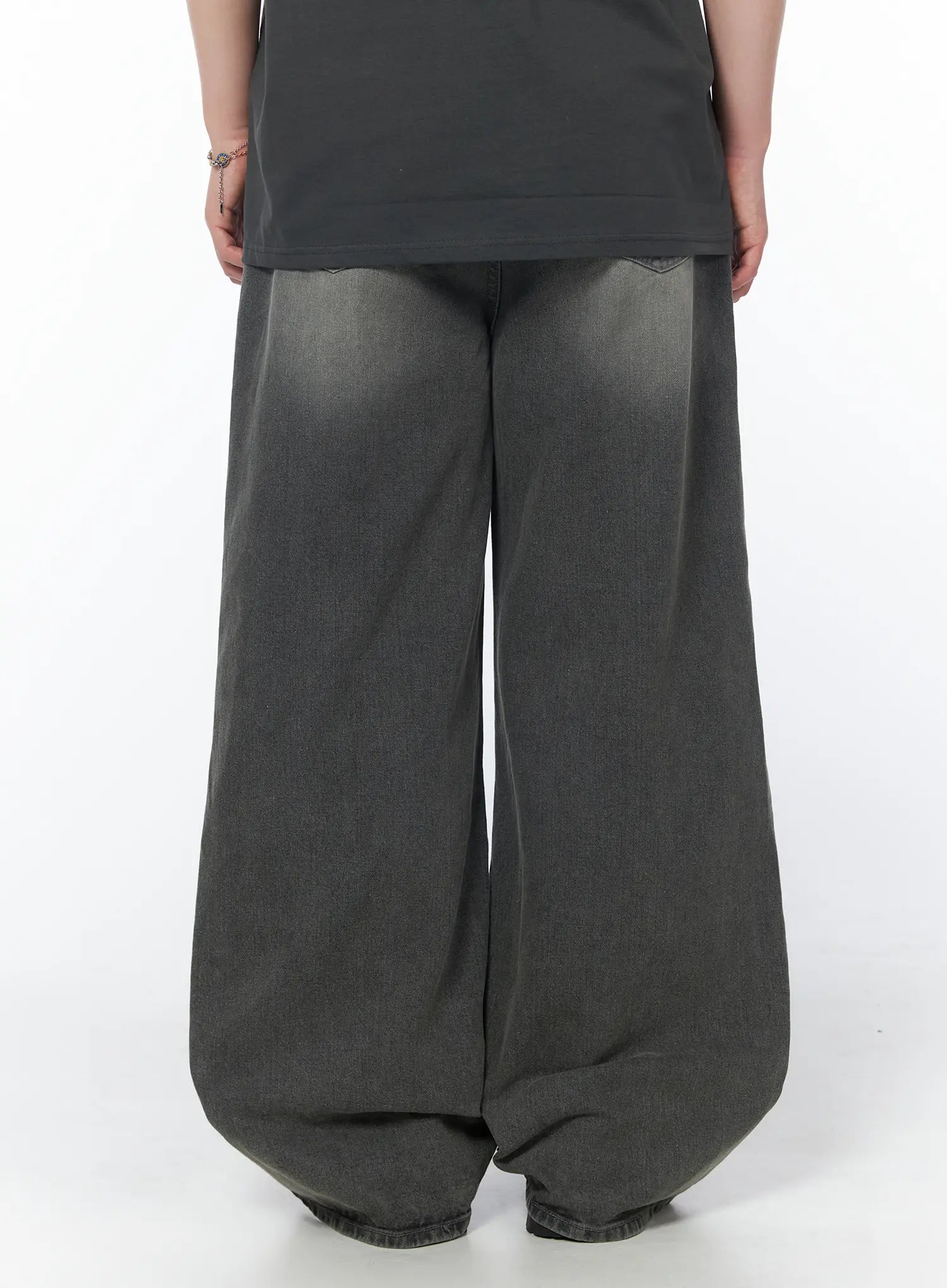 Men's Vintage Wide Leg Jeans IY522