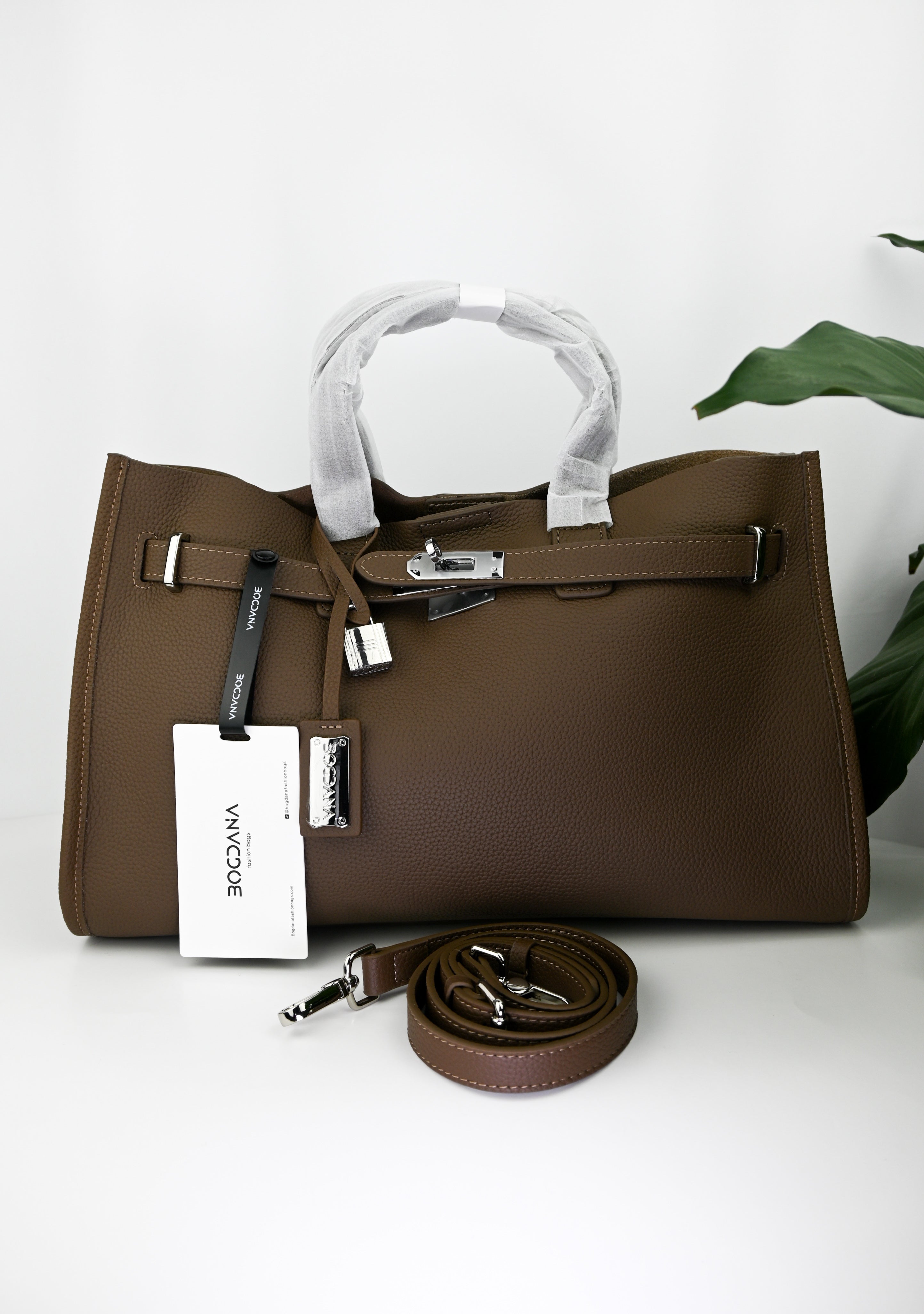 Bogdana Urban Luxe — Genuine Leather Power Tote – Women’s Shoulder Bag