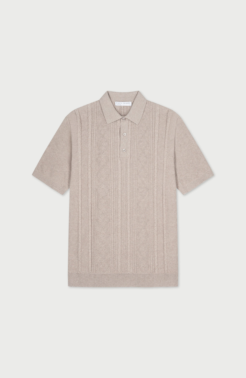 Mens Midweight Cotton Fishermans Polo Shirt