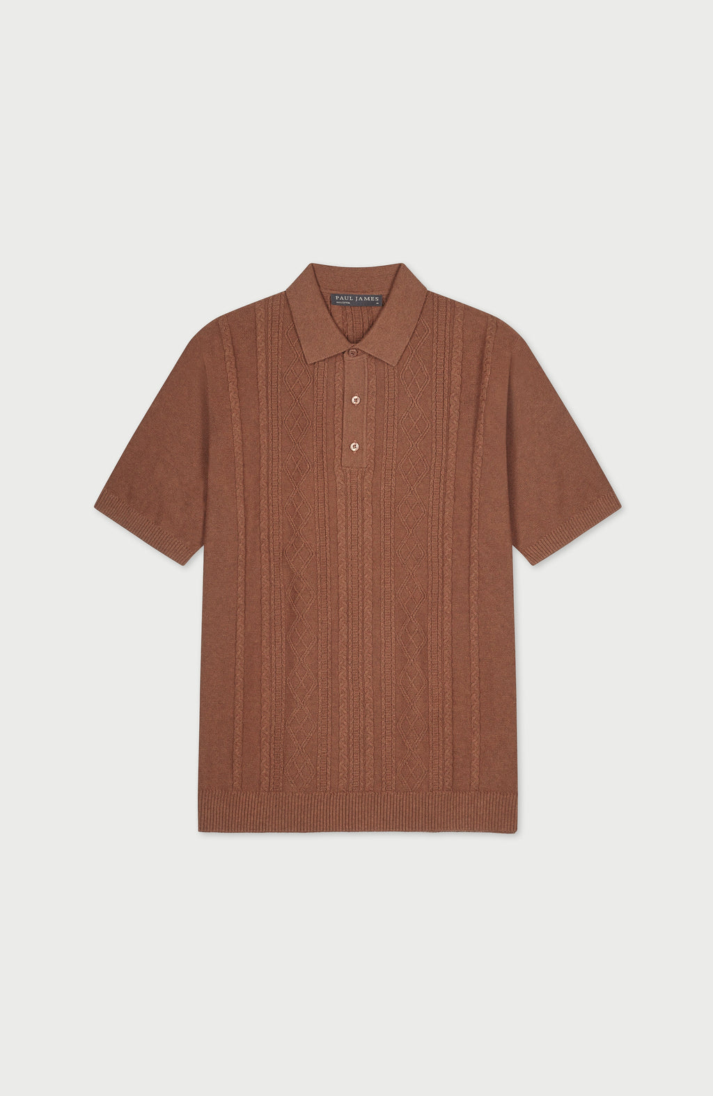 Mens Midweight Cotton Fishermans Polo Shirt