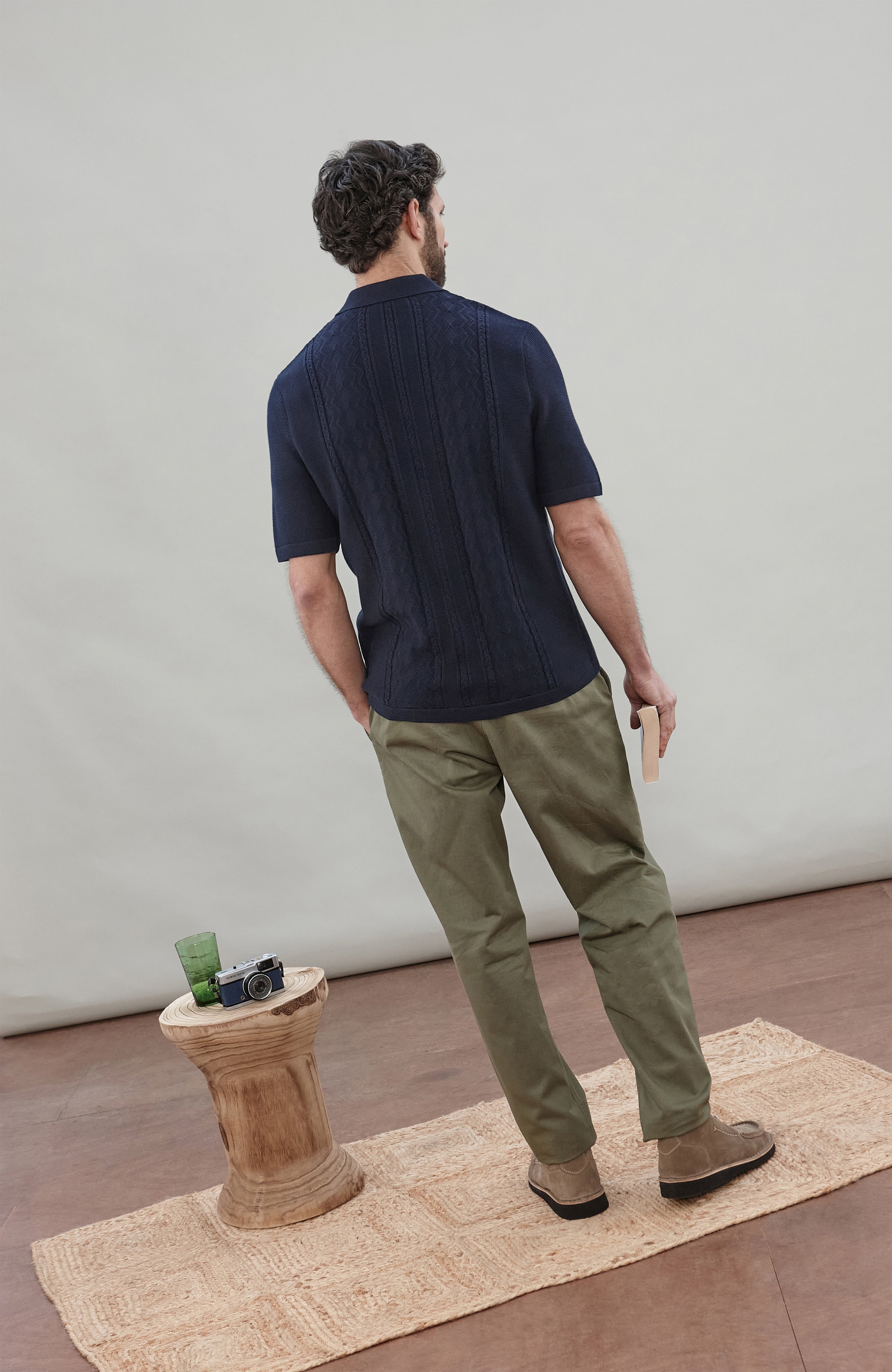 Mens Midweight Cotton Fishermans Shirt