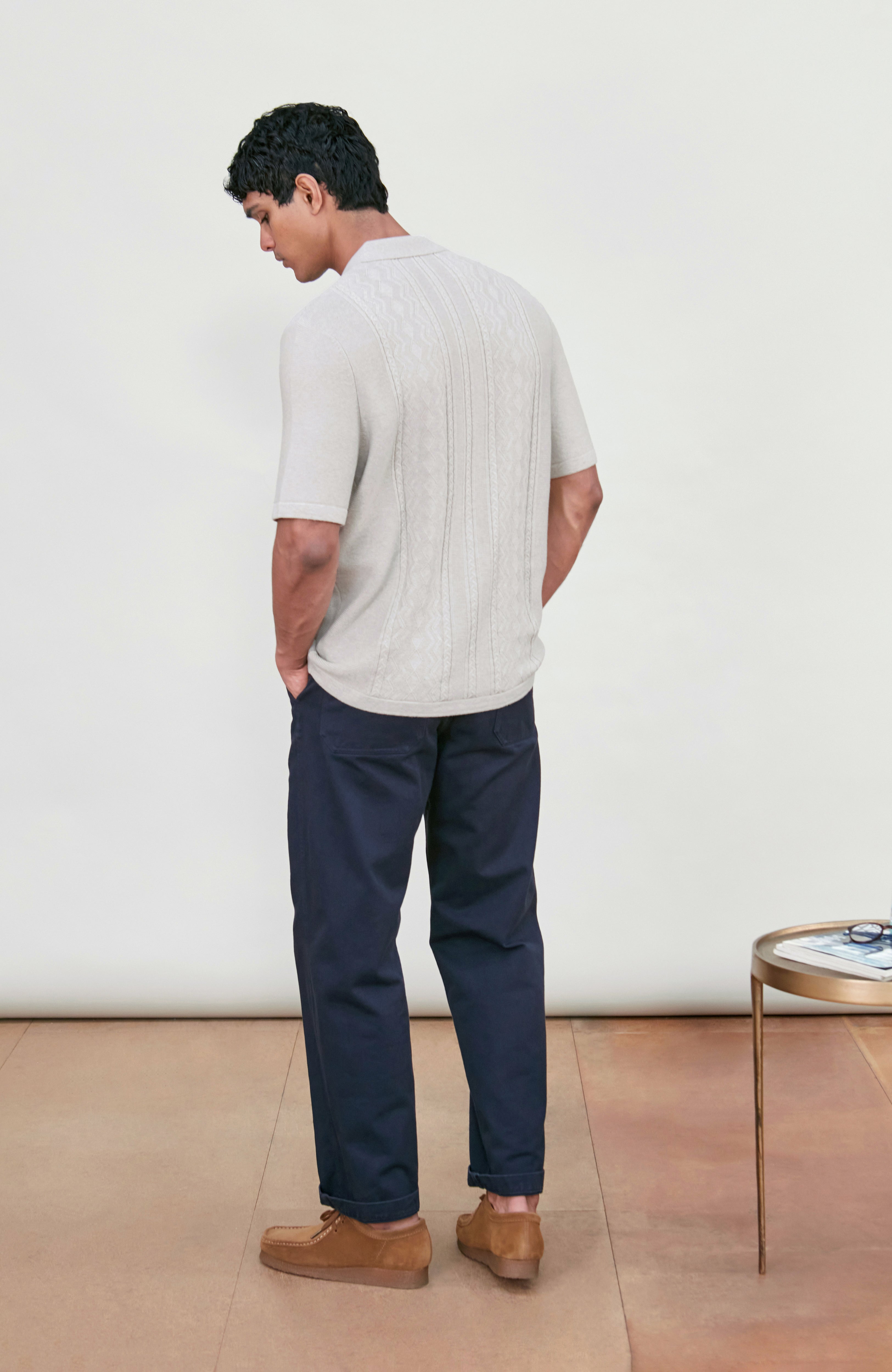 Mens Midweight Cotton Fishermans Shirt