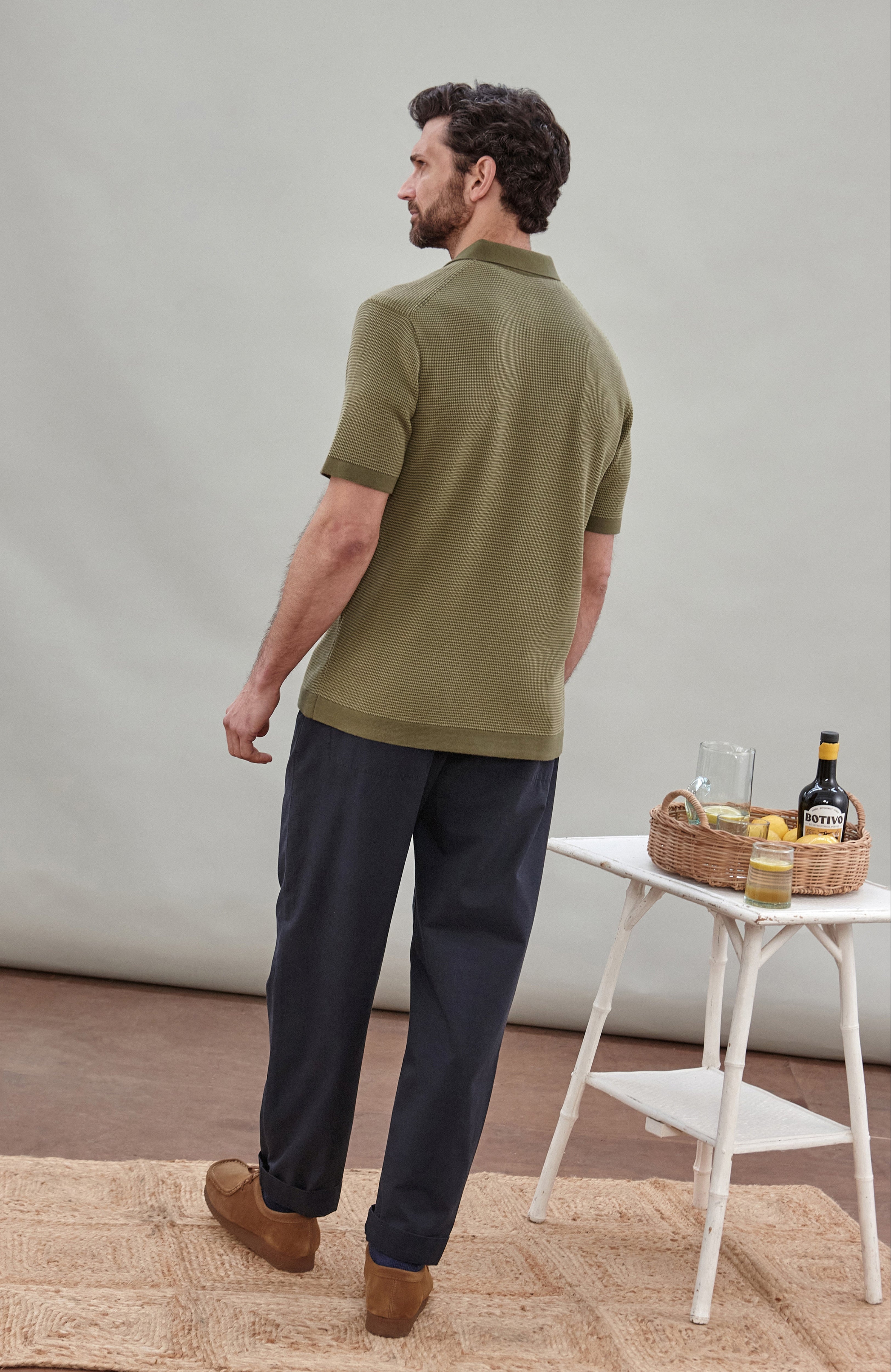 Mens Lightweight Cotton Sorrento Polo Shirt