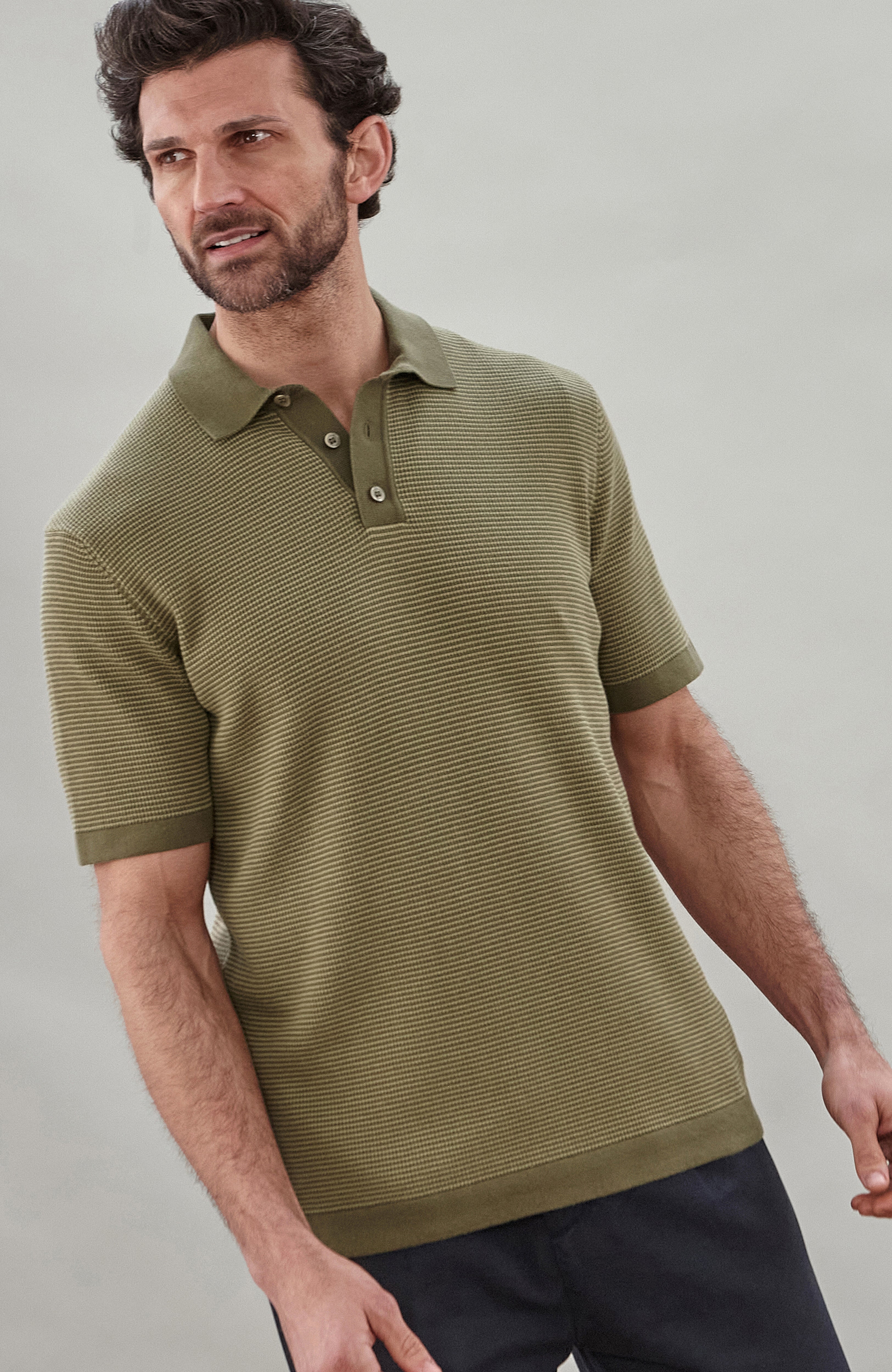 Mens Lightweight Cotton Sorrento Polo Shirt
