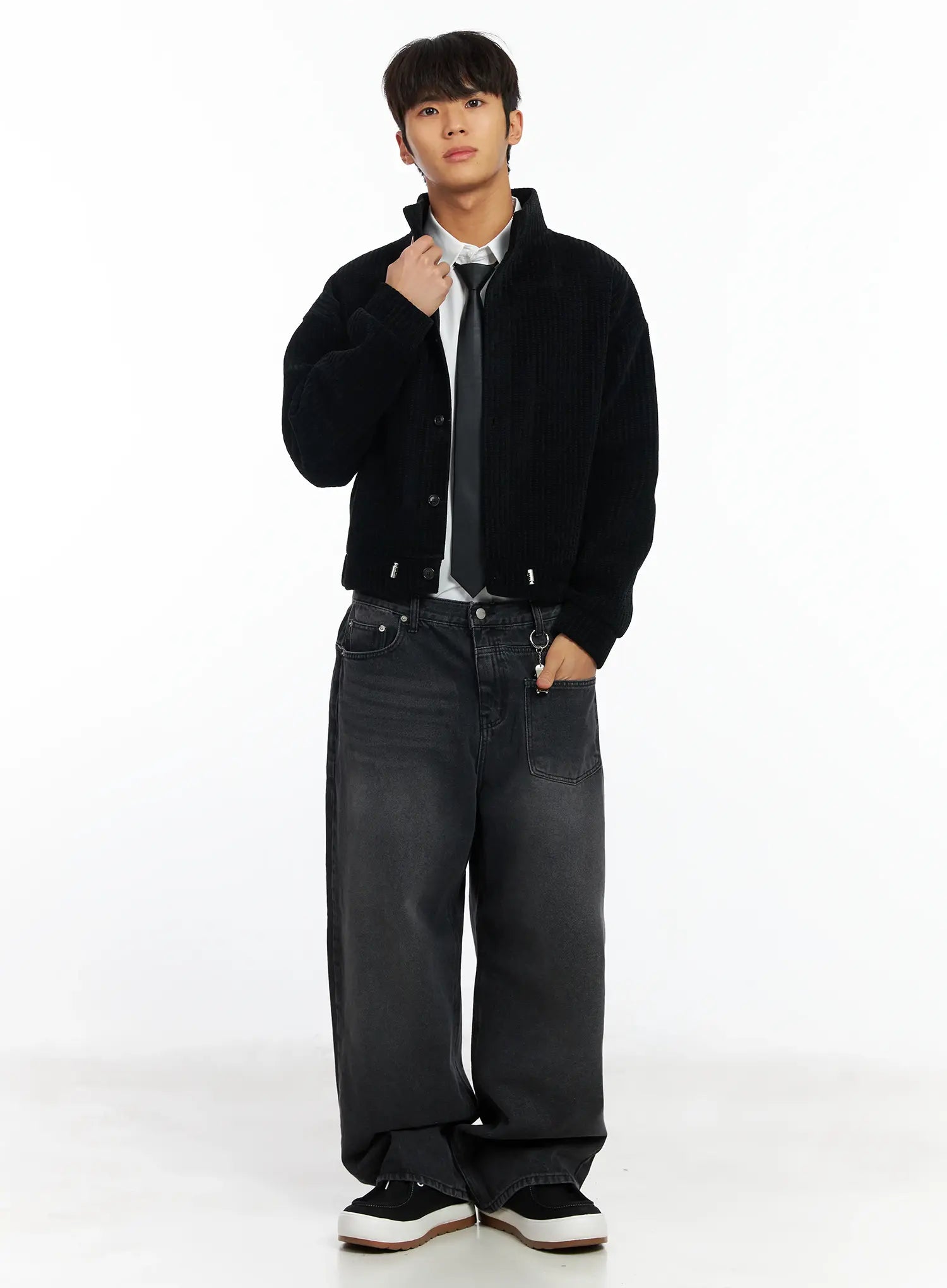 Men's Baggy Wide Leg Jeans IF506