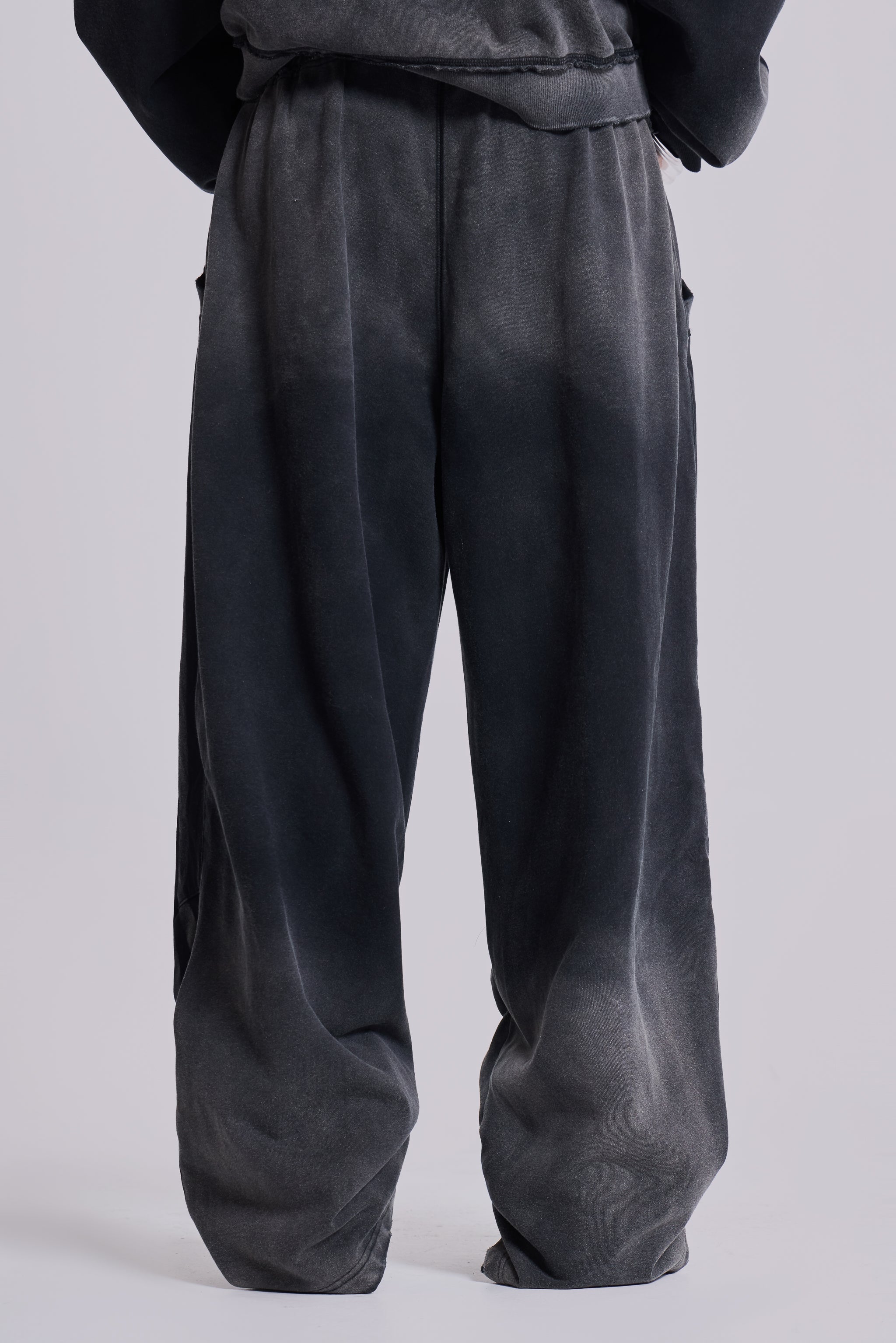 Grey Sporty Baggy Monster Joggers