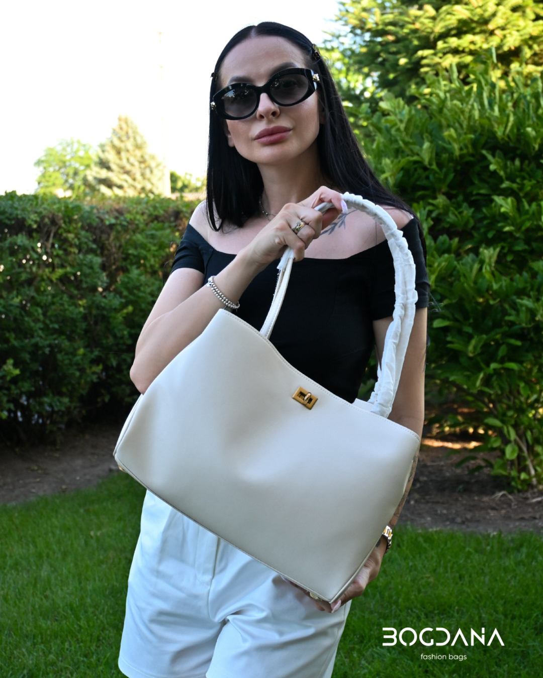 Elara Gold™. Genuine Cow Leather Shoulder Bag | Made in Italy 🇮🇹