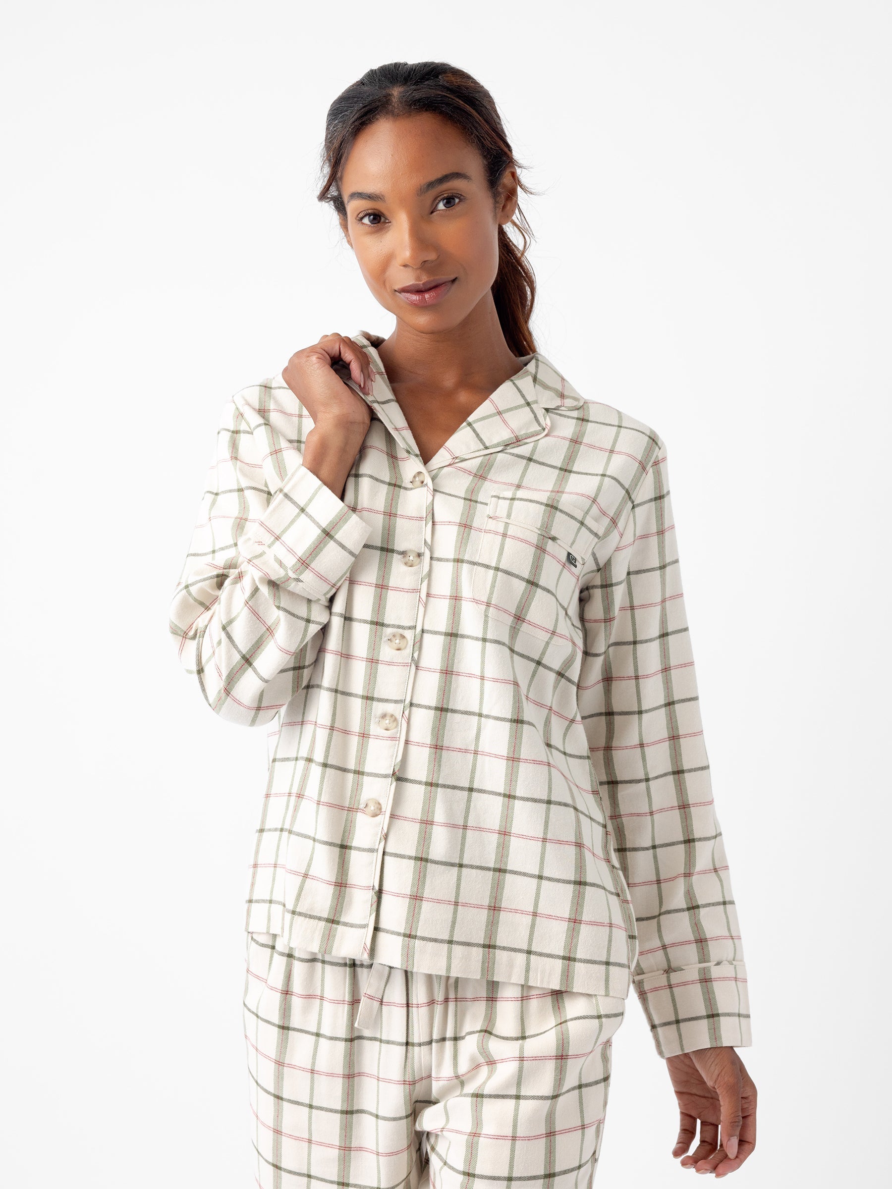 Women's Farmhouse Long Sleeve Pajama Top - Last Chance