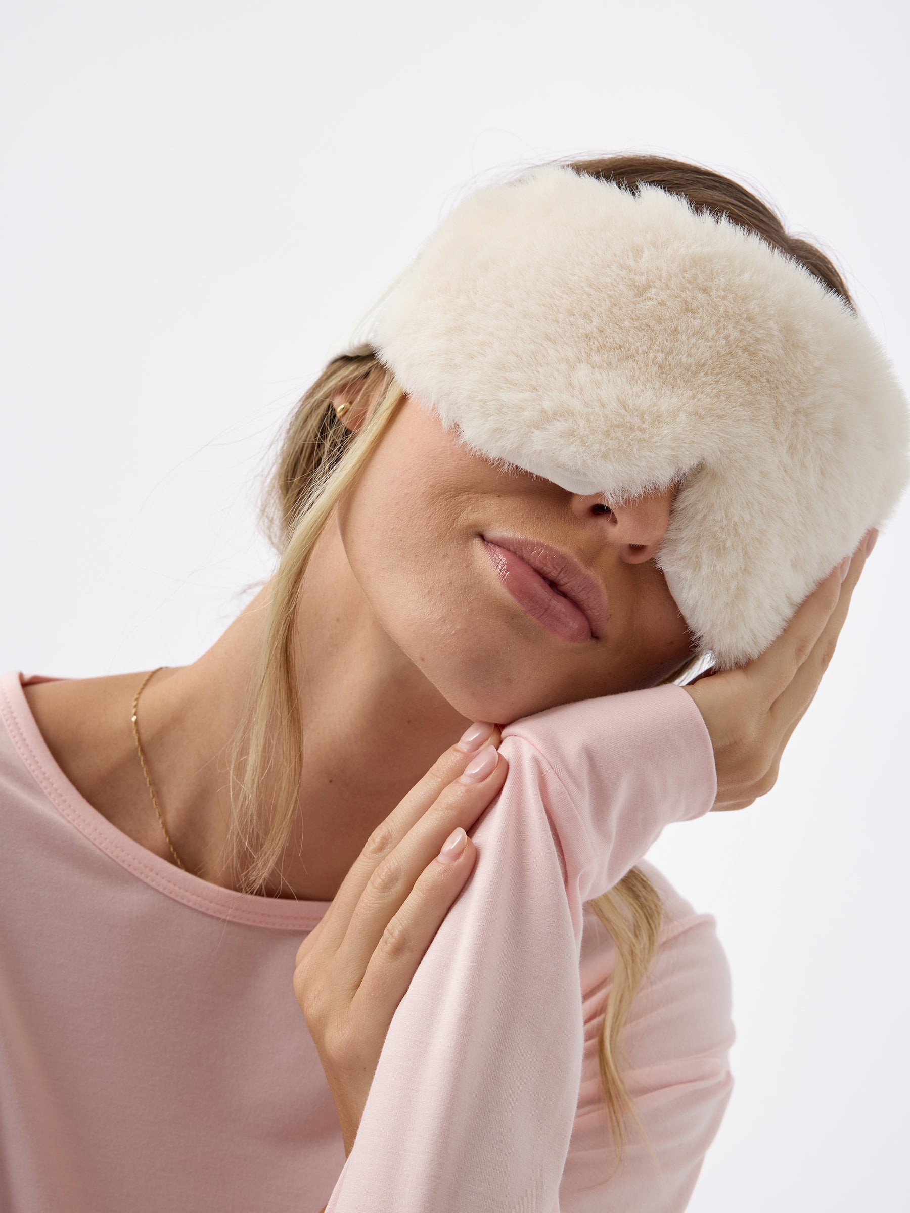 Faux Fur Sleep Mask - Last Chance