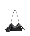 Genuine Leather Shoulder Bag “Soft Elegance” with Adjustable Strap