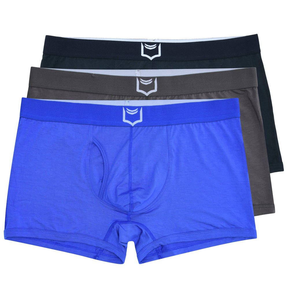 SHEATH 2.1 Modal Men's Pouch Trunk 3" (3 Pack)