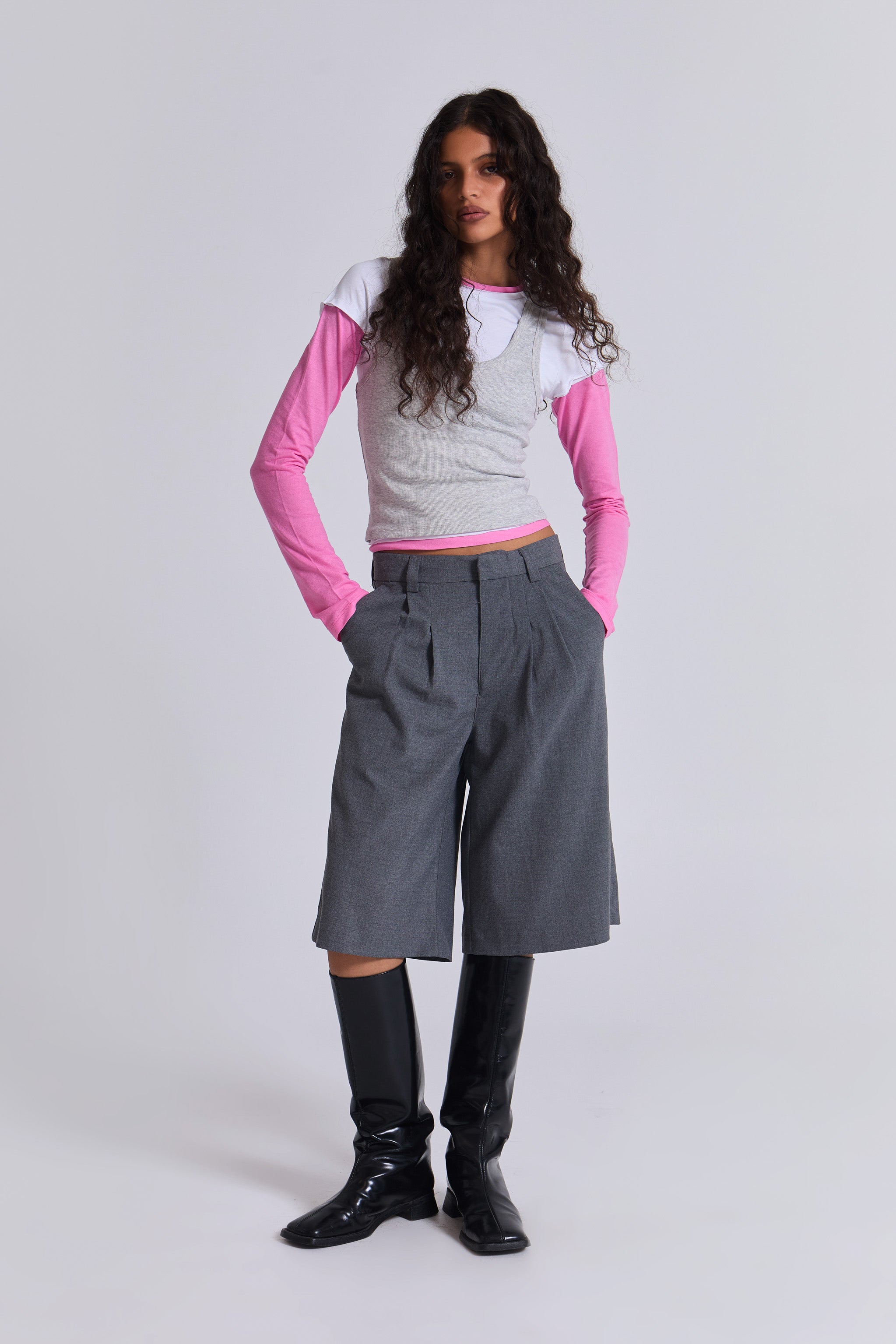 Grey Goliath Tailored Shorts